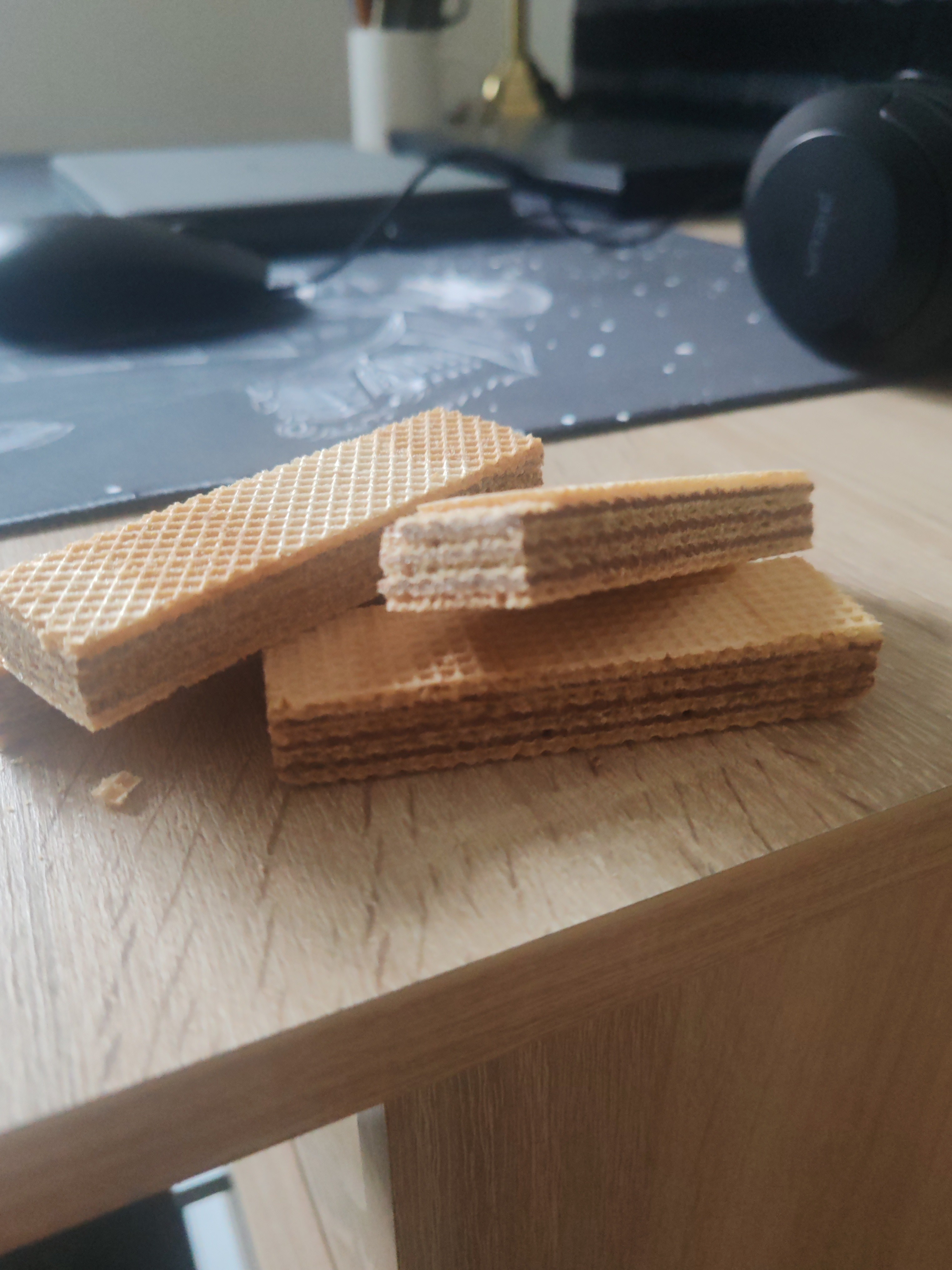 Vanilla wafer snack