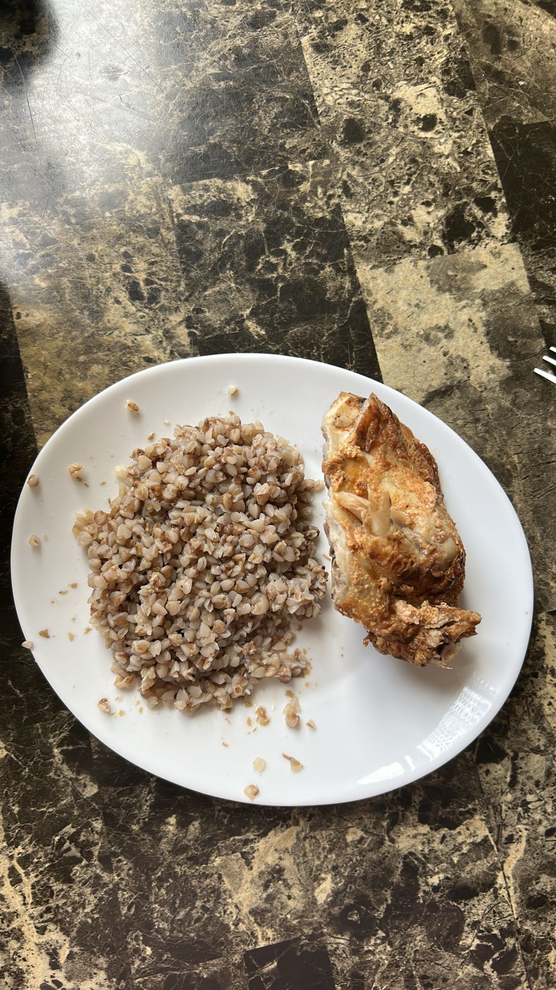 Гречка с курицей