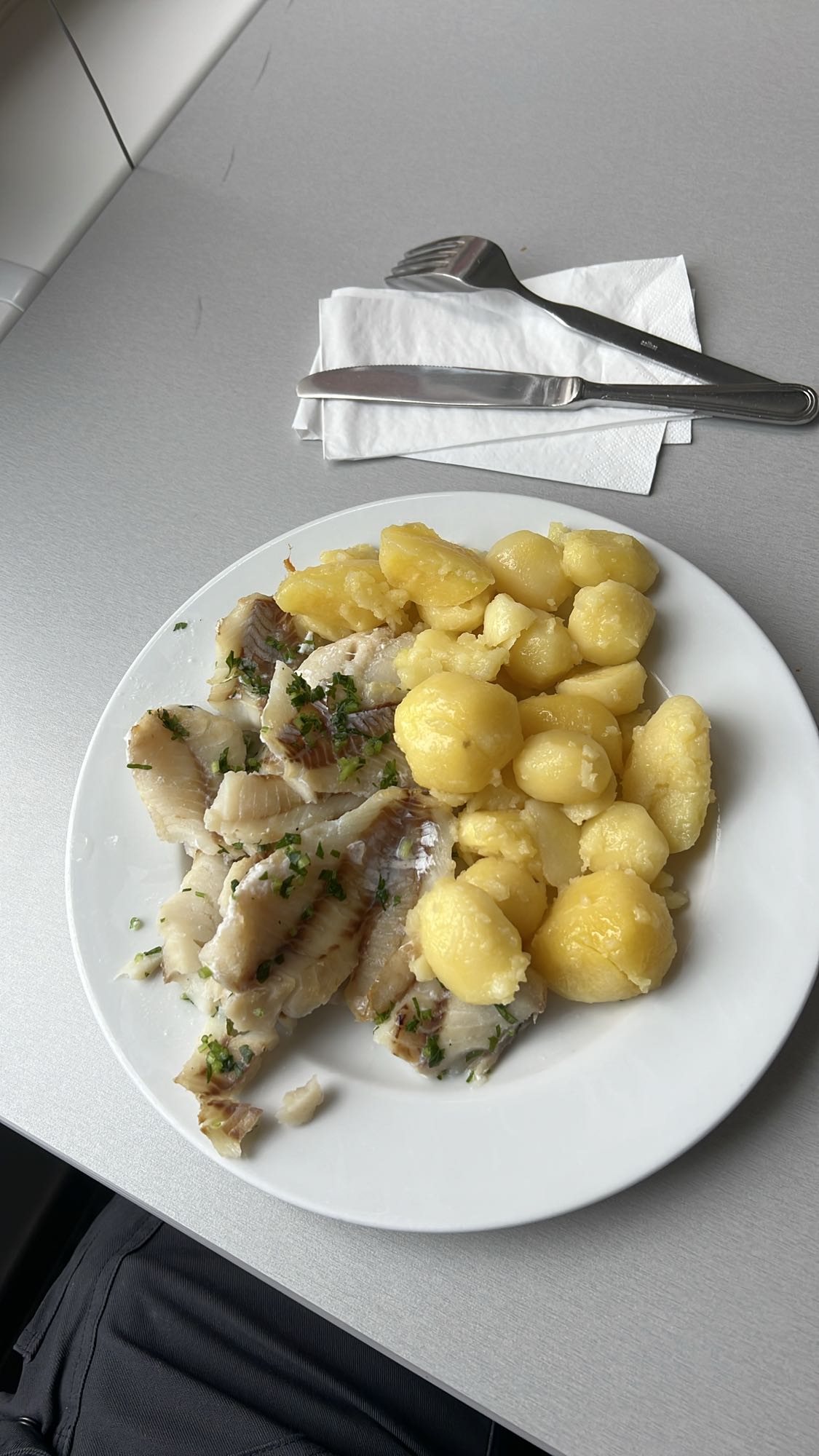 Dorsz z ziemniakami