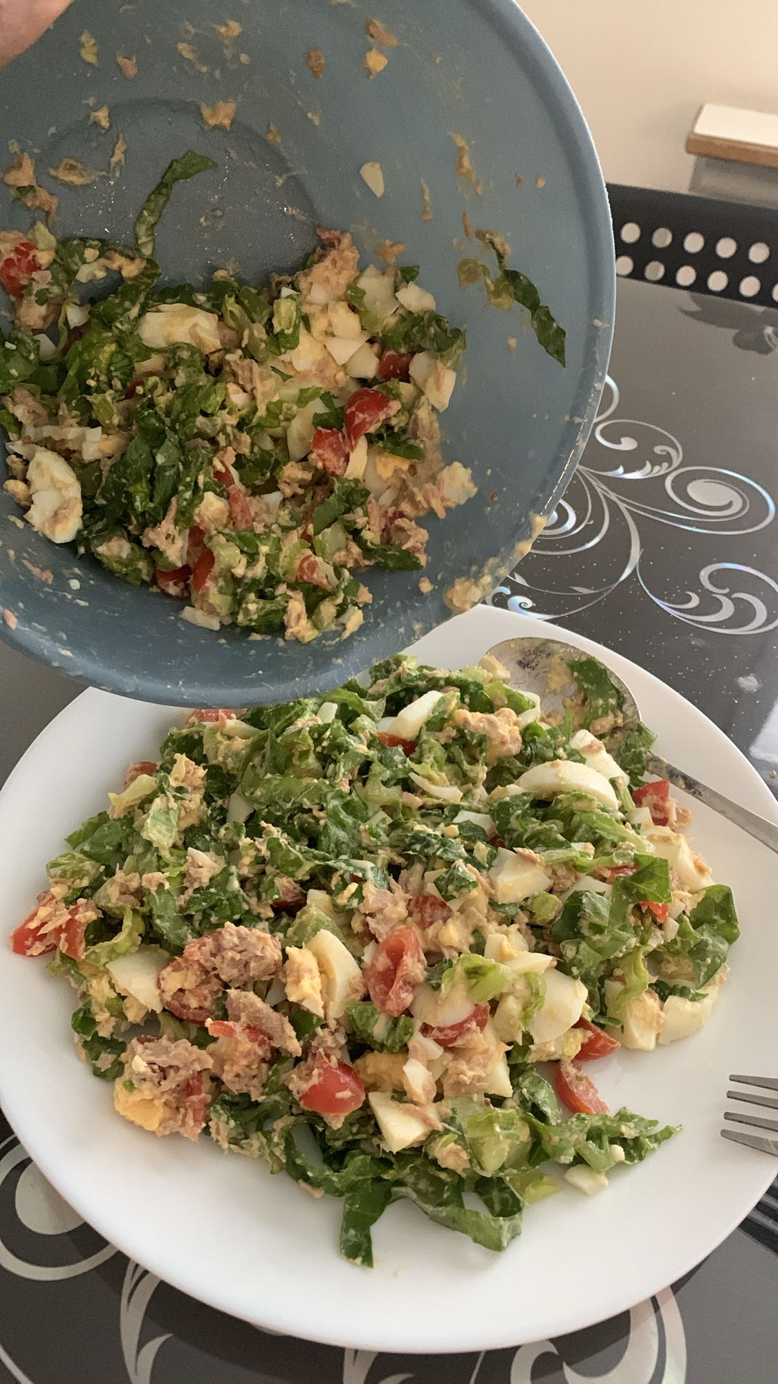 Tonfisksallad med ägg