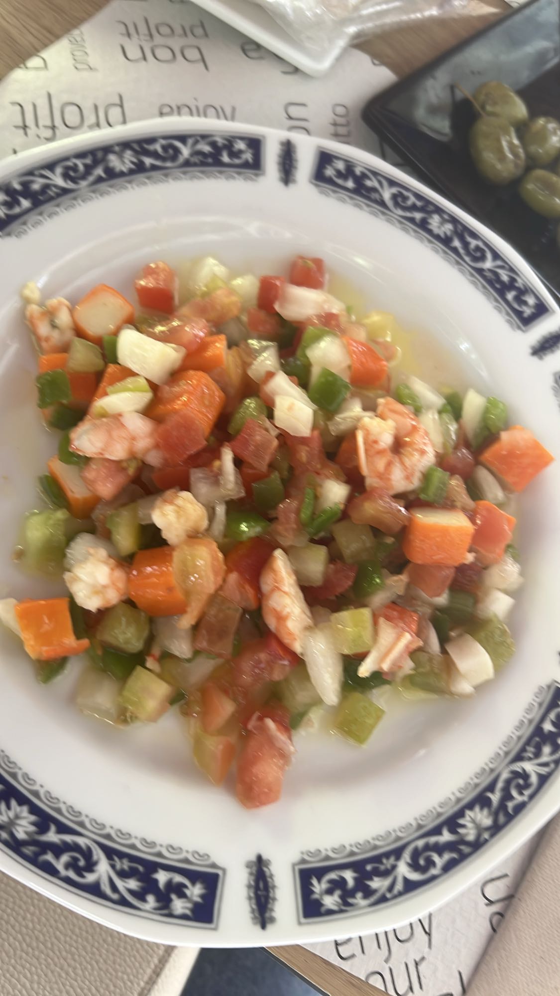 Ensalada de mariscos