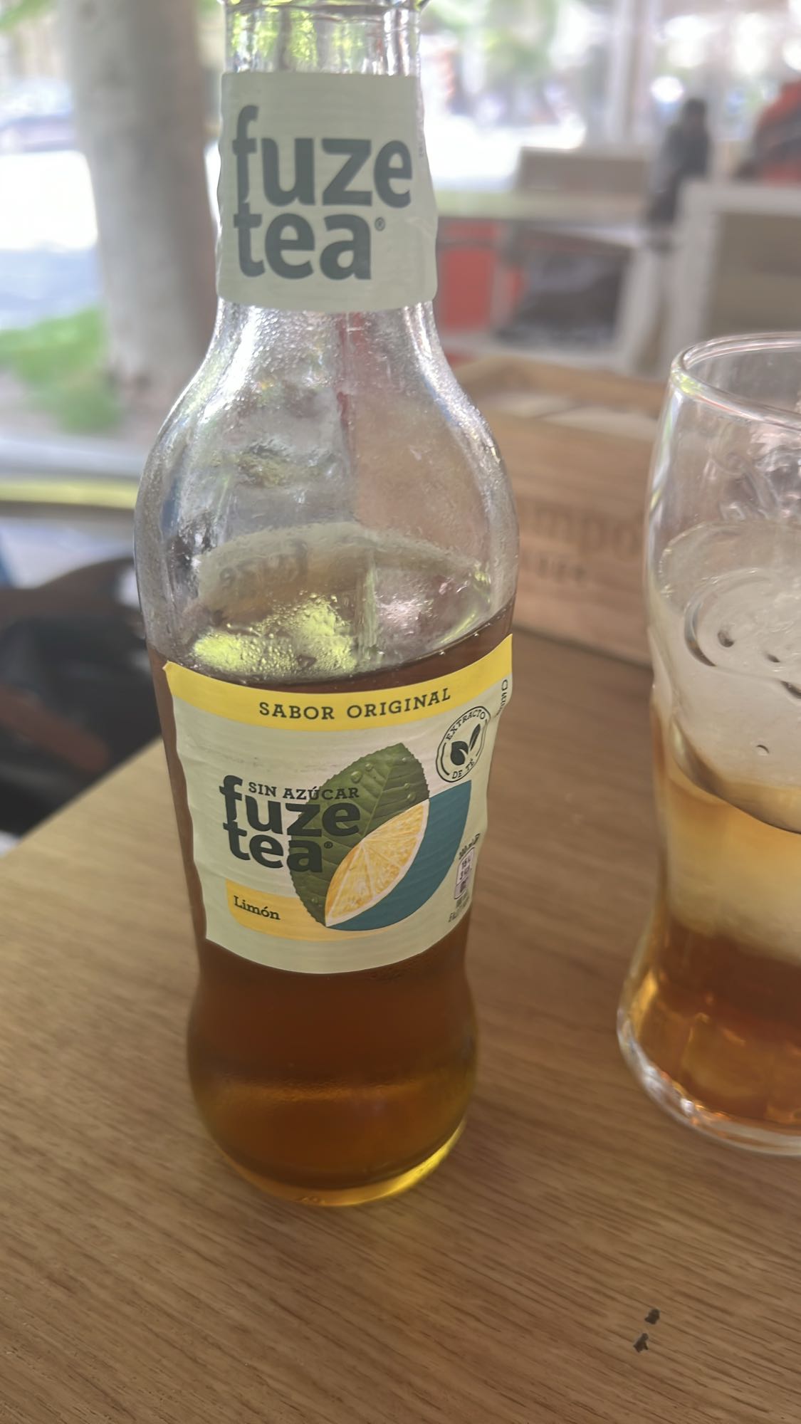 Té frío limón sin azúcar