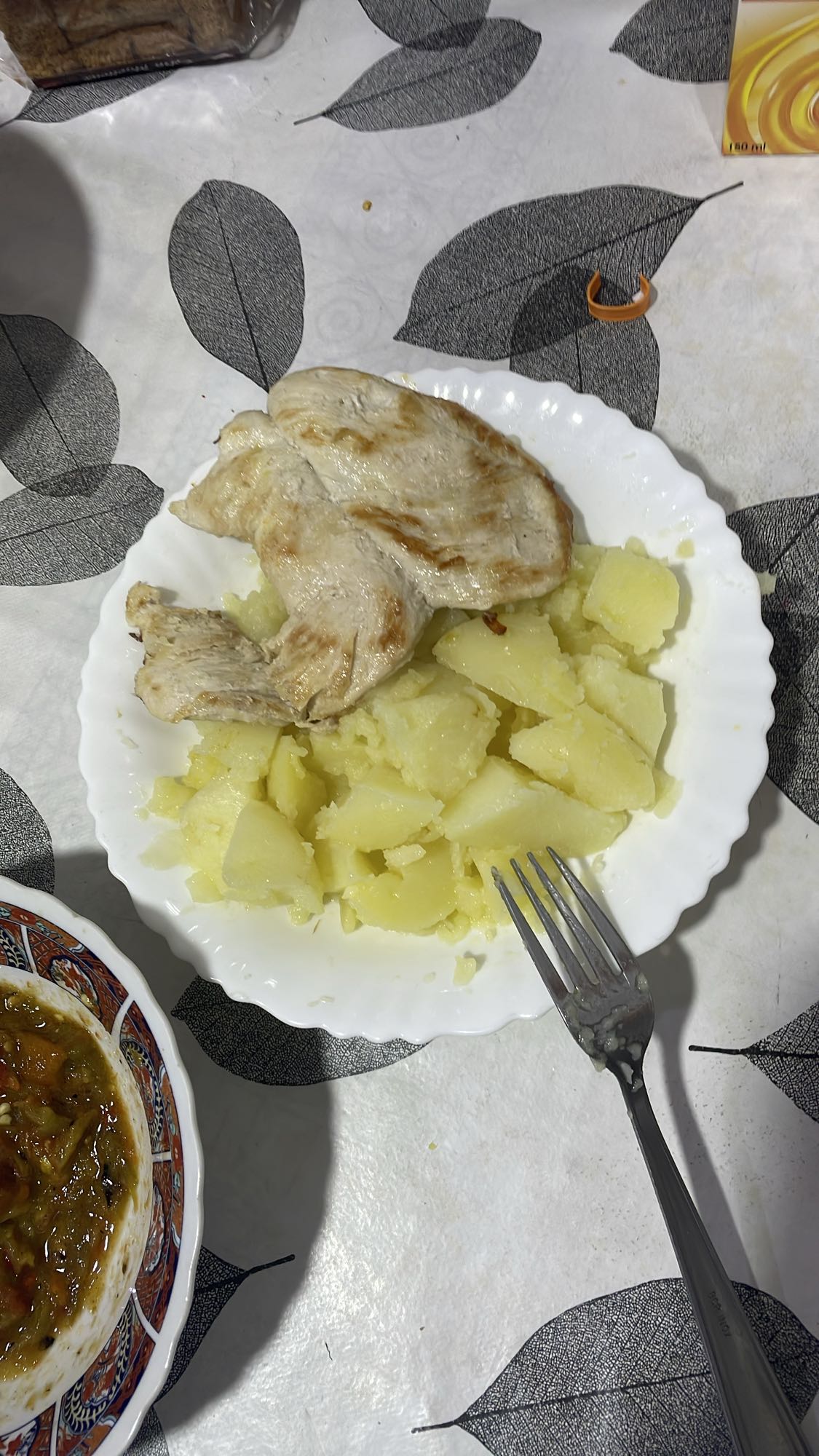 Poulet et pommes de terre