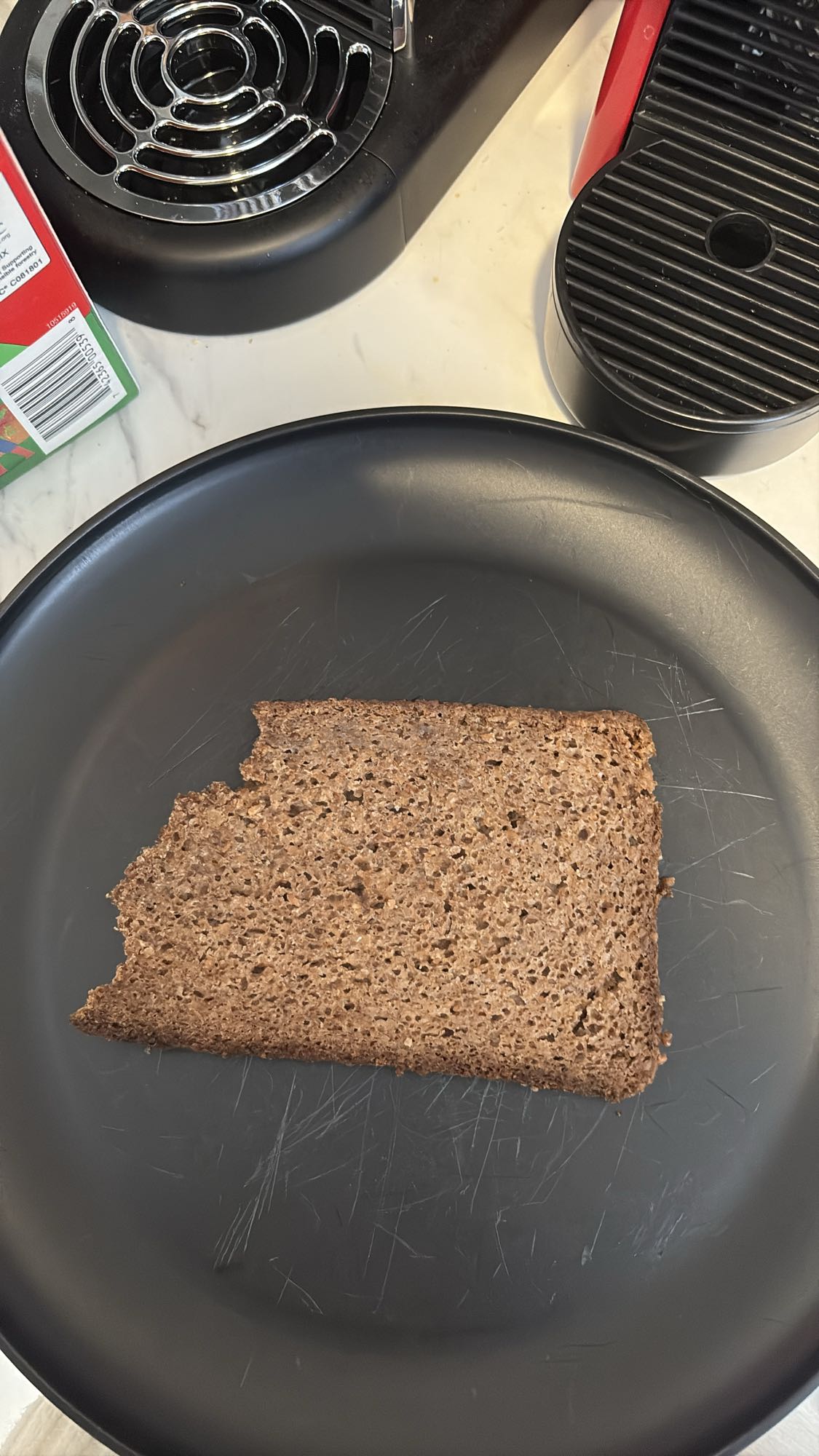 Rye bread slice
