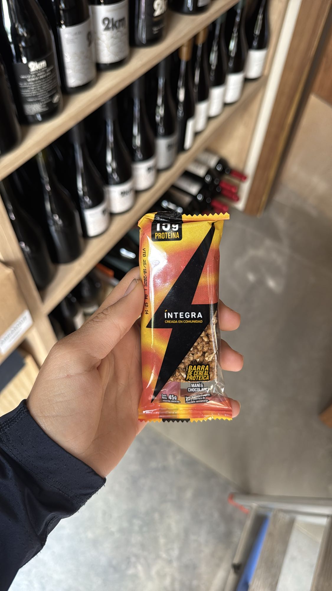 Barra maní chocolate