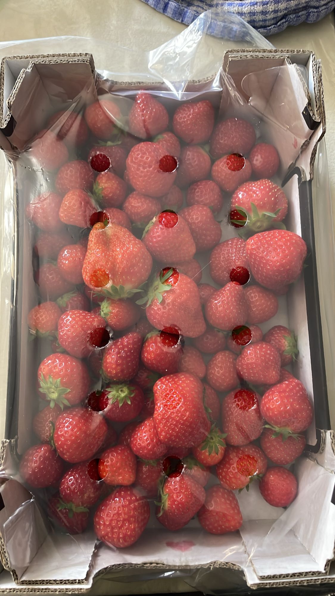 Aardbeien snack