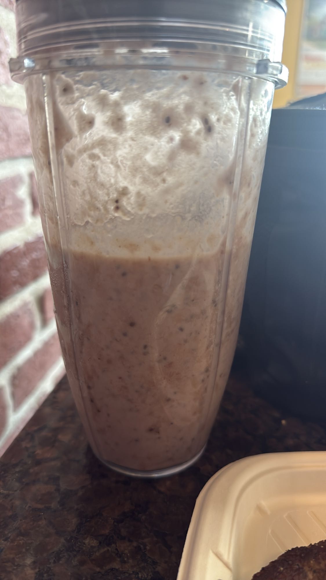 Smoothie banane-protéiné