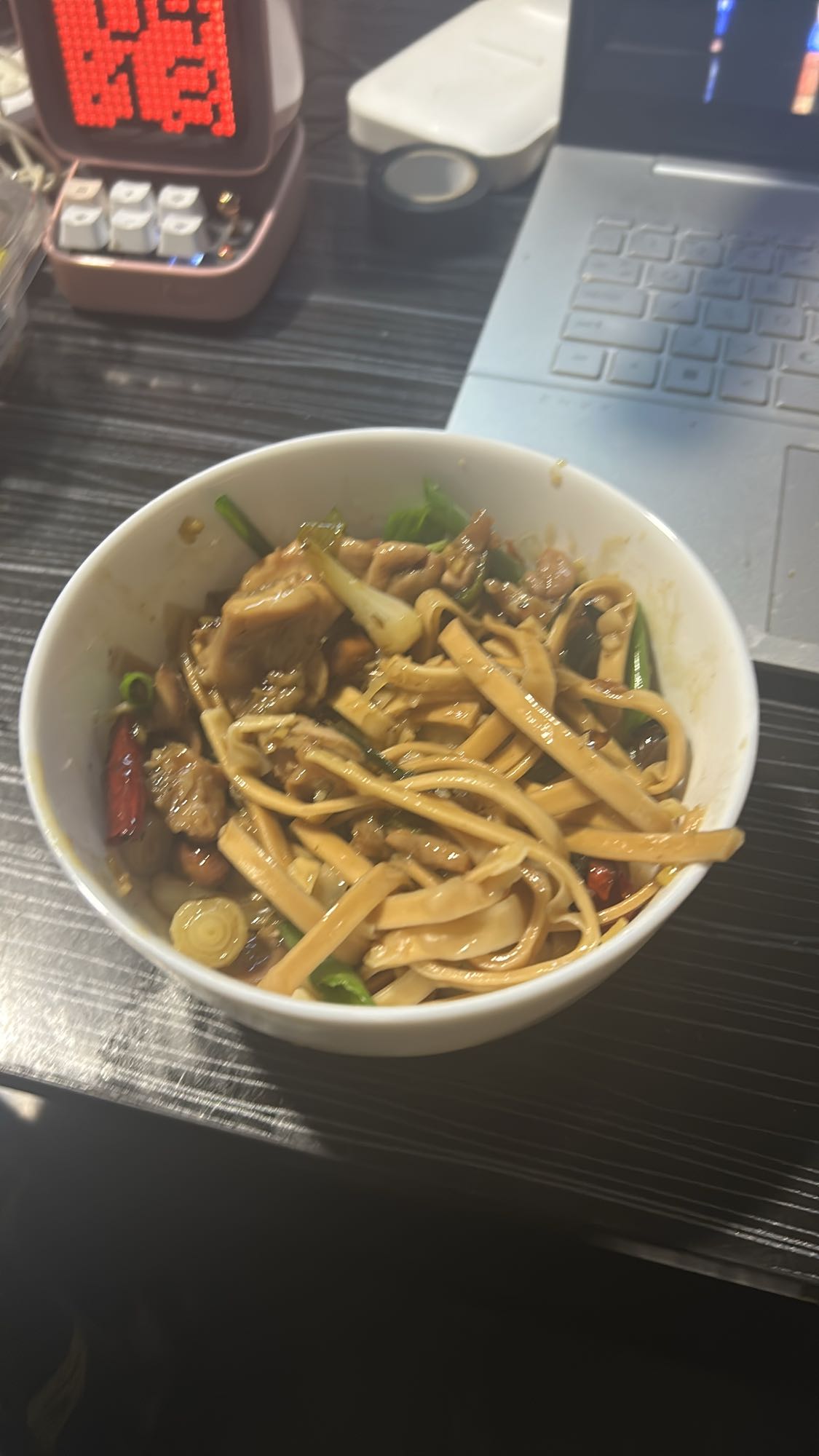 Kung pao chicken with arishta