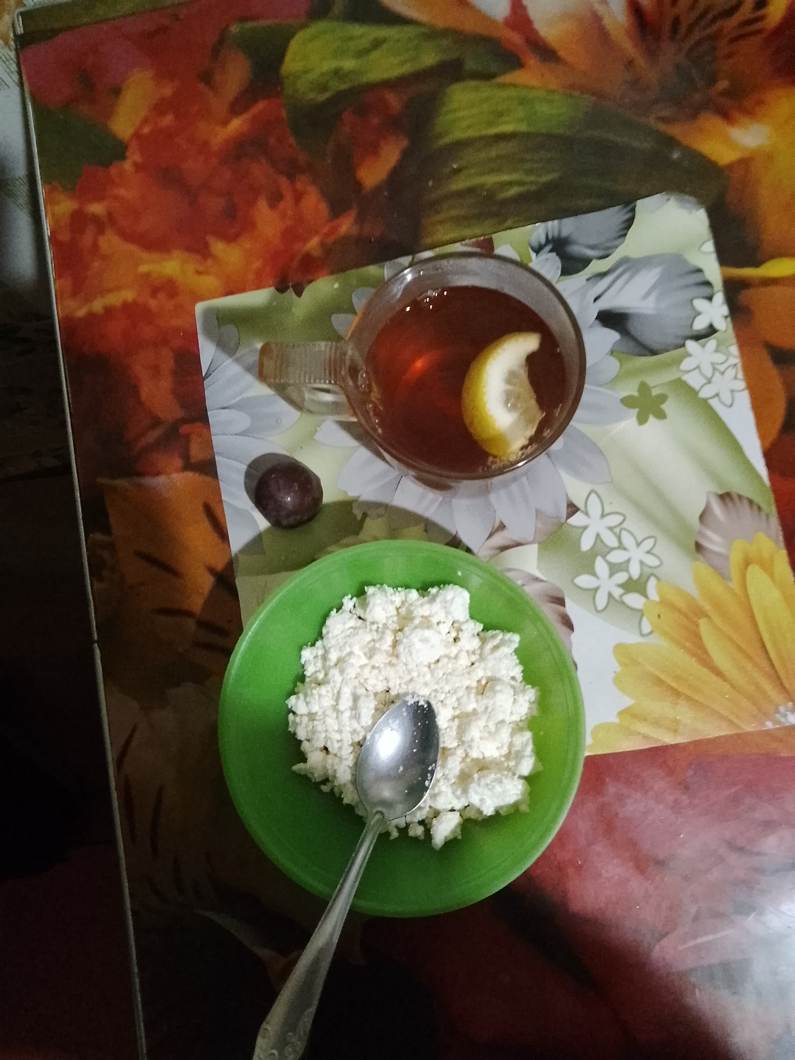 Cottage Cheese and Tea