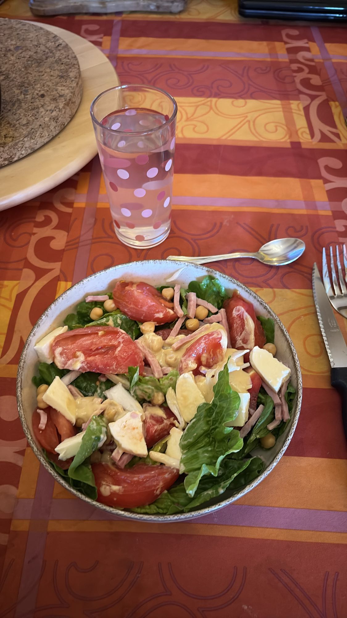 Salade composée fraîche