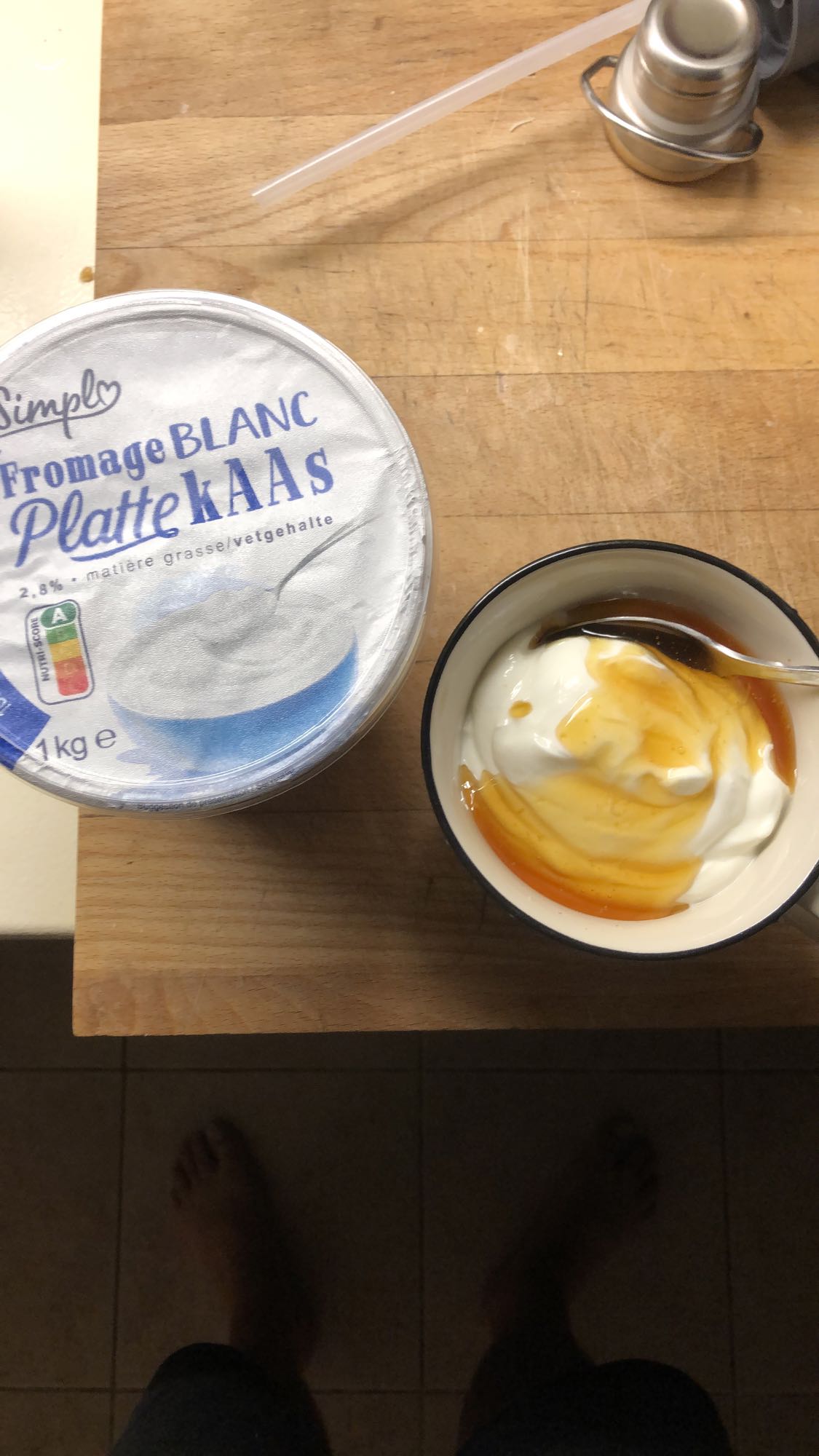 Fromage blanc et miel