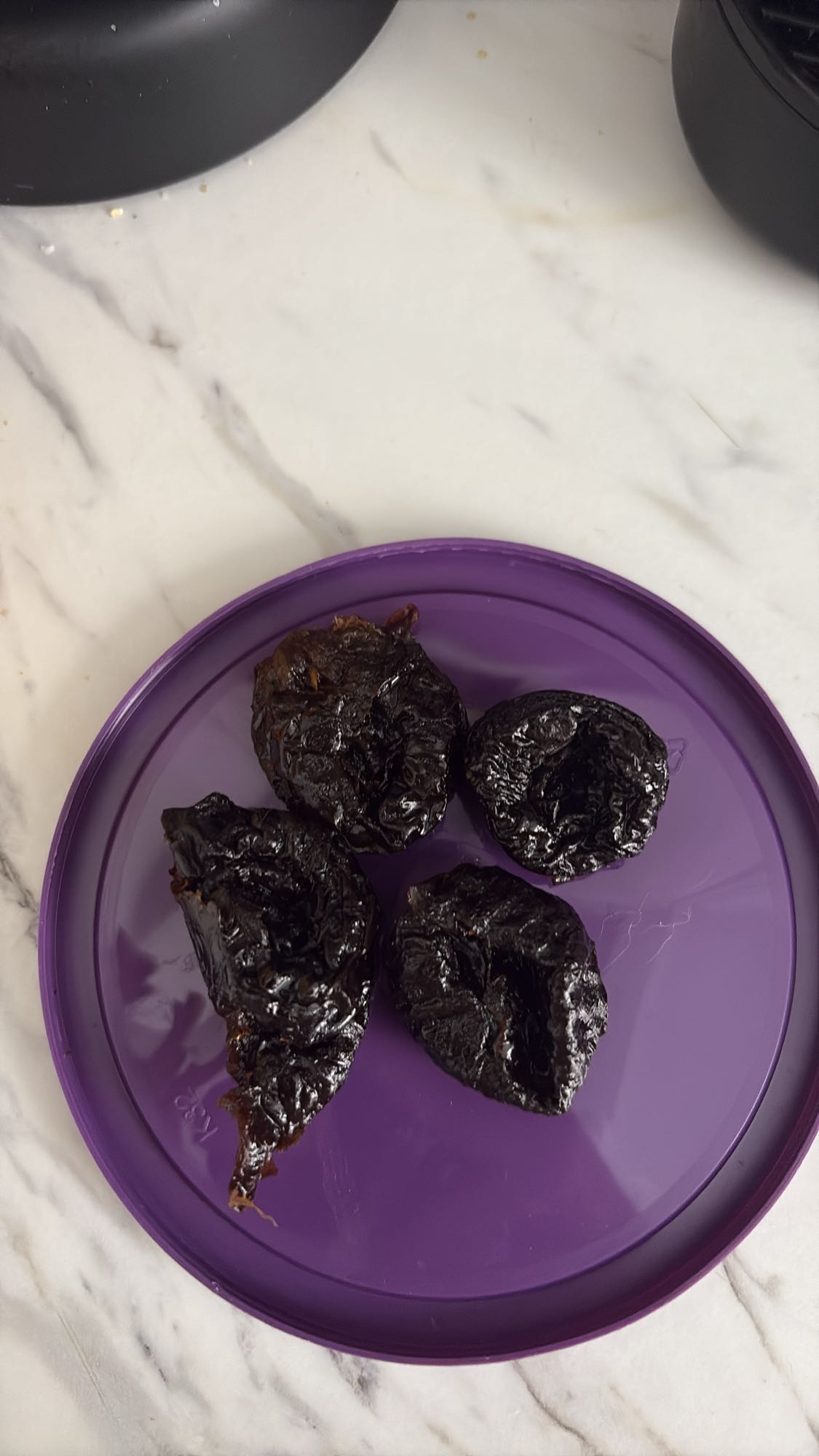 Dried prunes snack