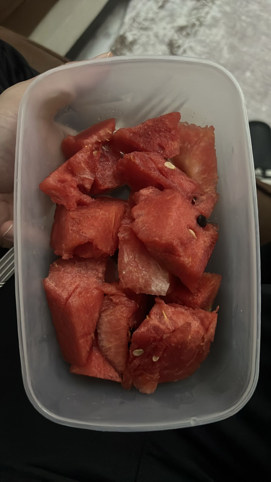 Watermelon cubes