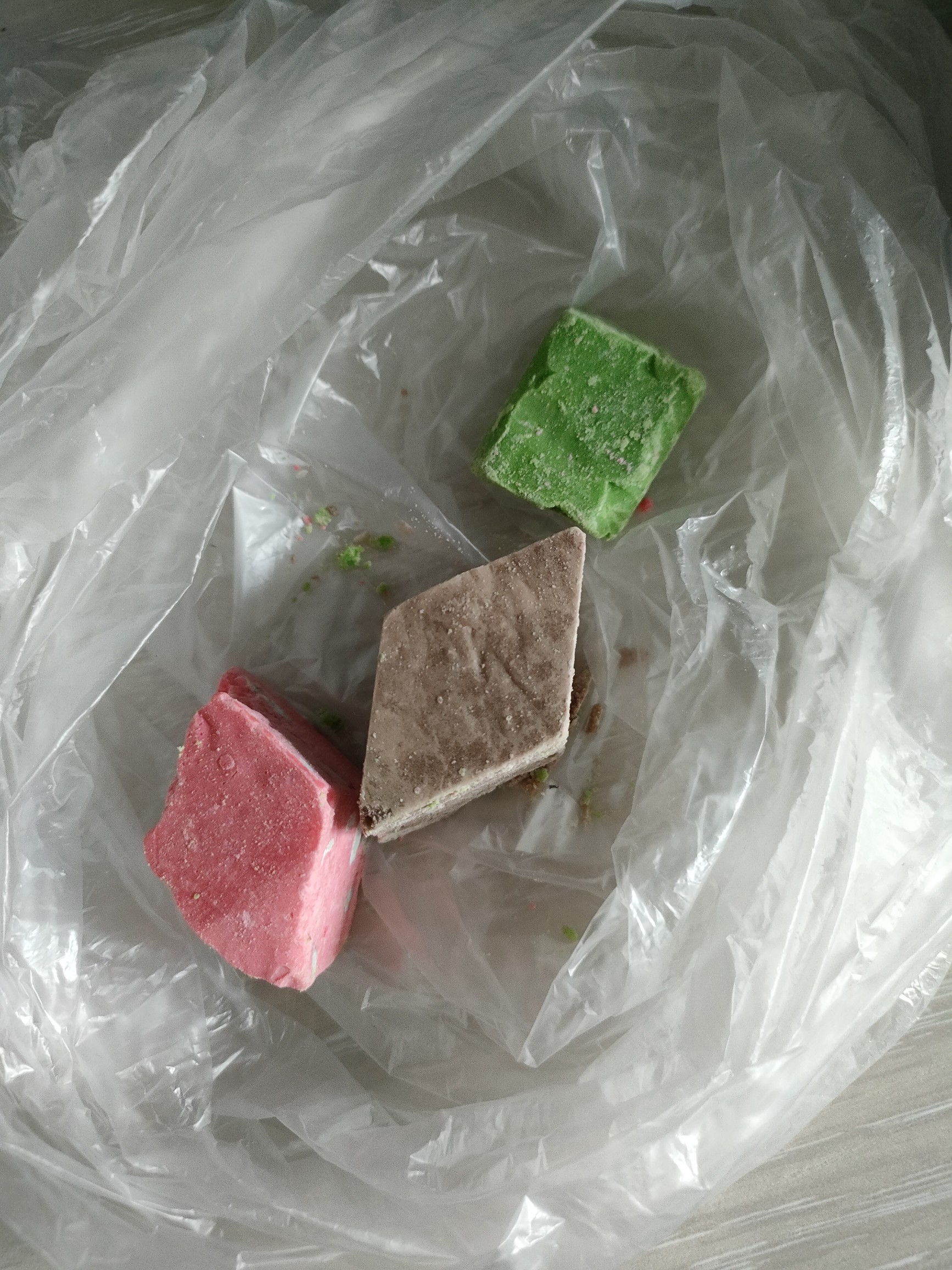 Colorful Burfi Sweets