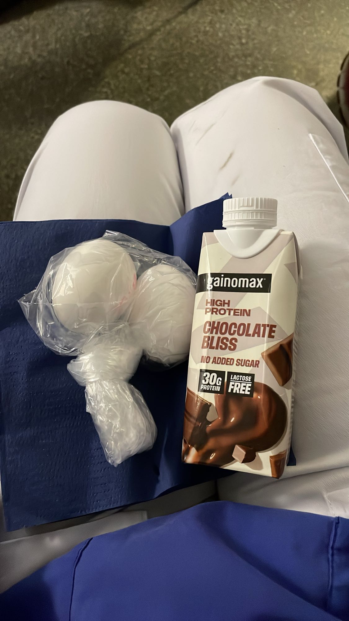 Ägg och proteinshake