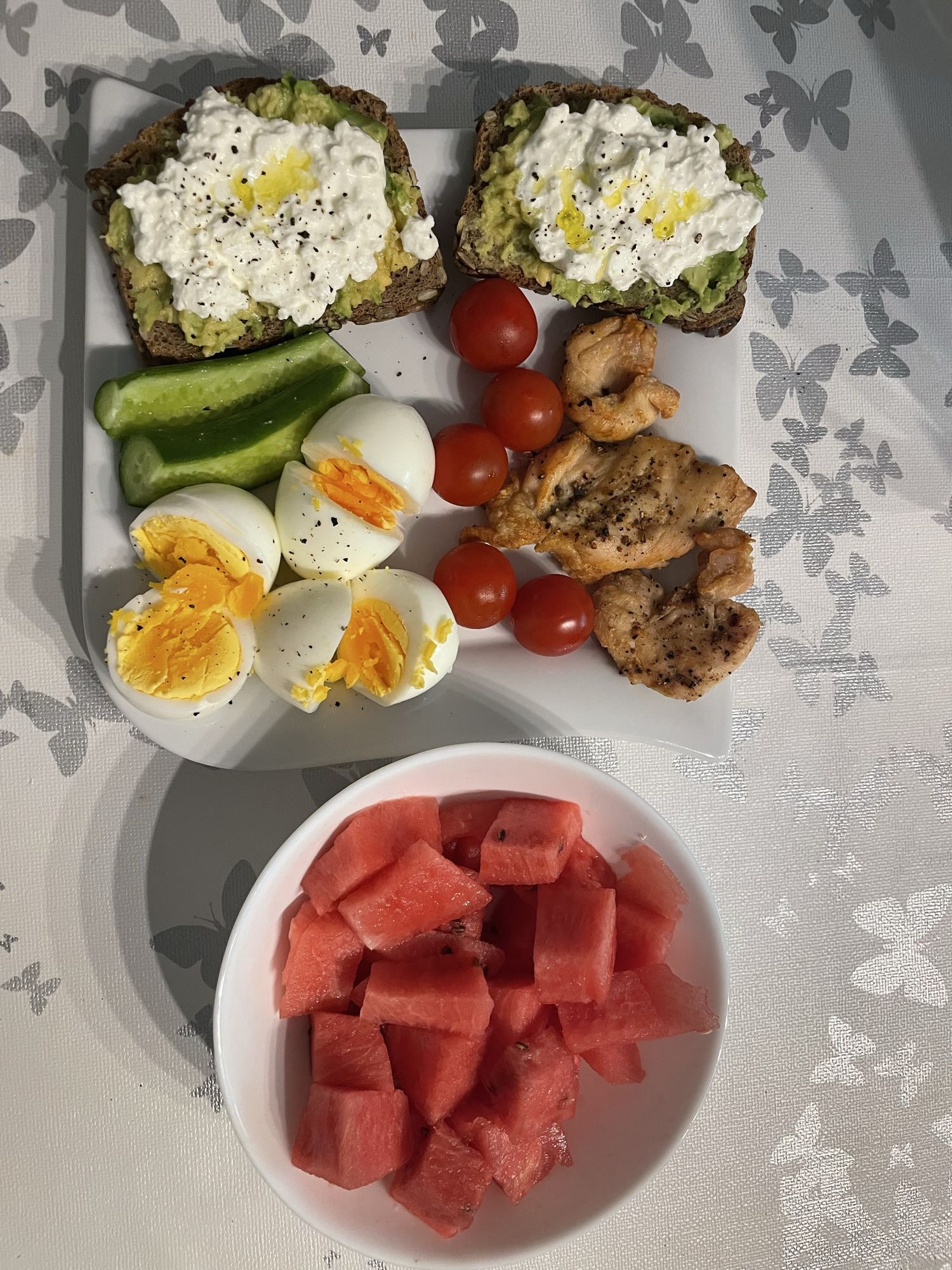 Avocado Toast & Chicken