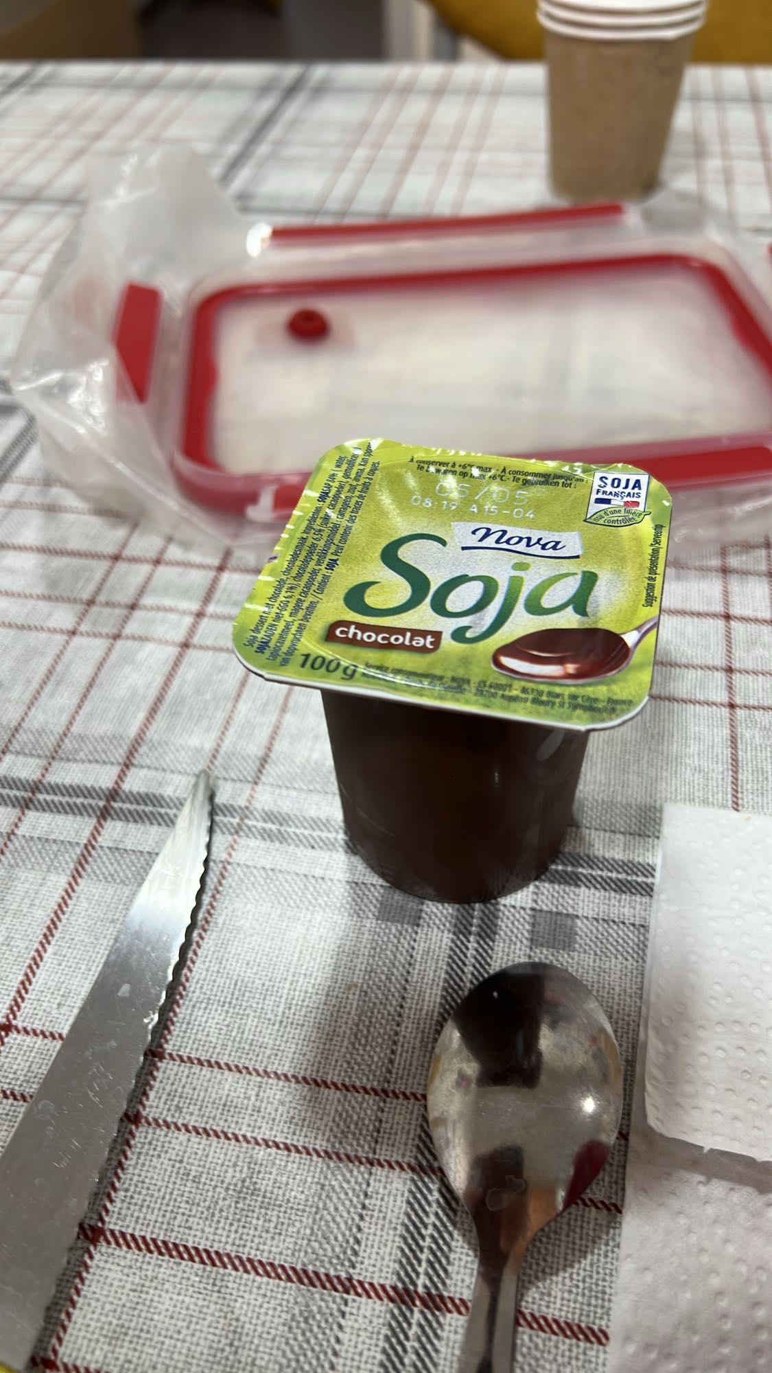 crème soja chocolat
