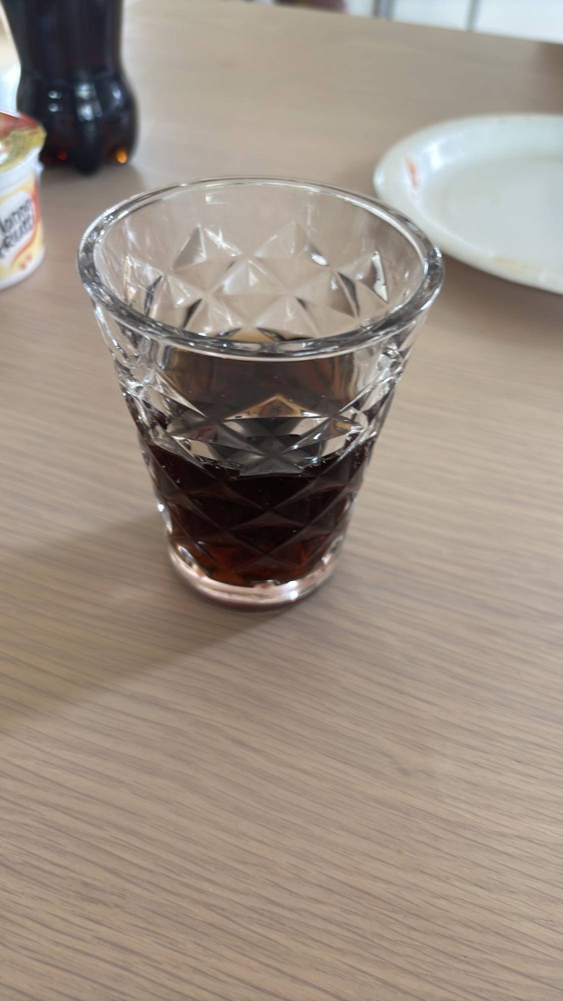 Glas med läsk