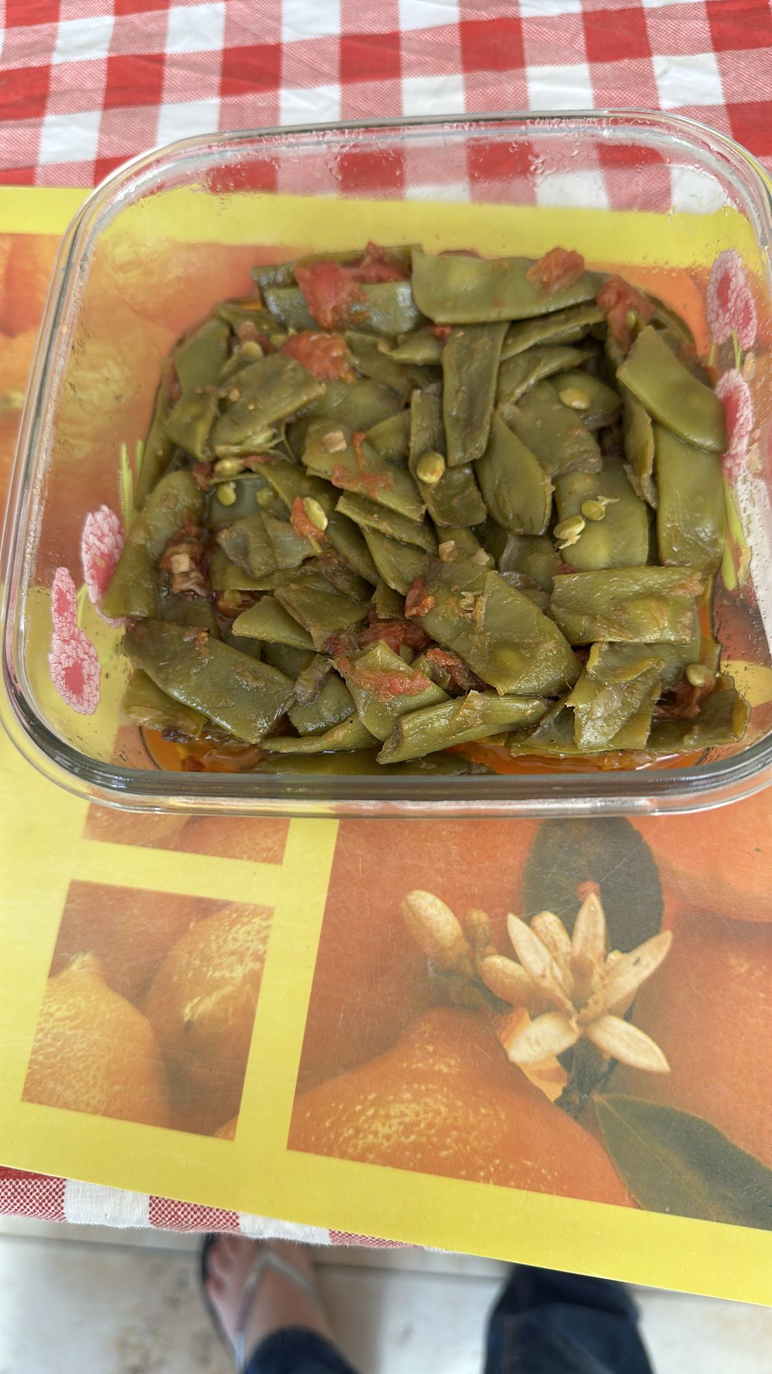 Green beans with tomato