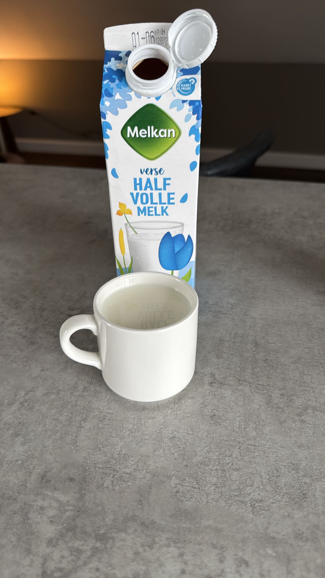 Halfvolle melk