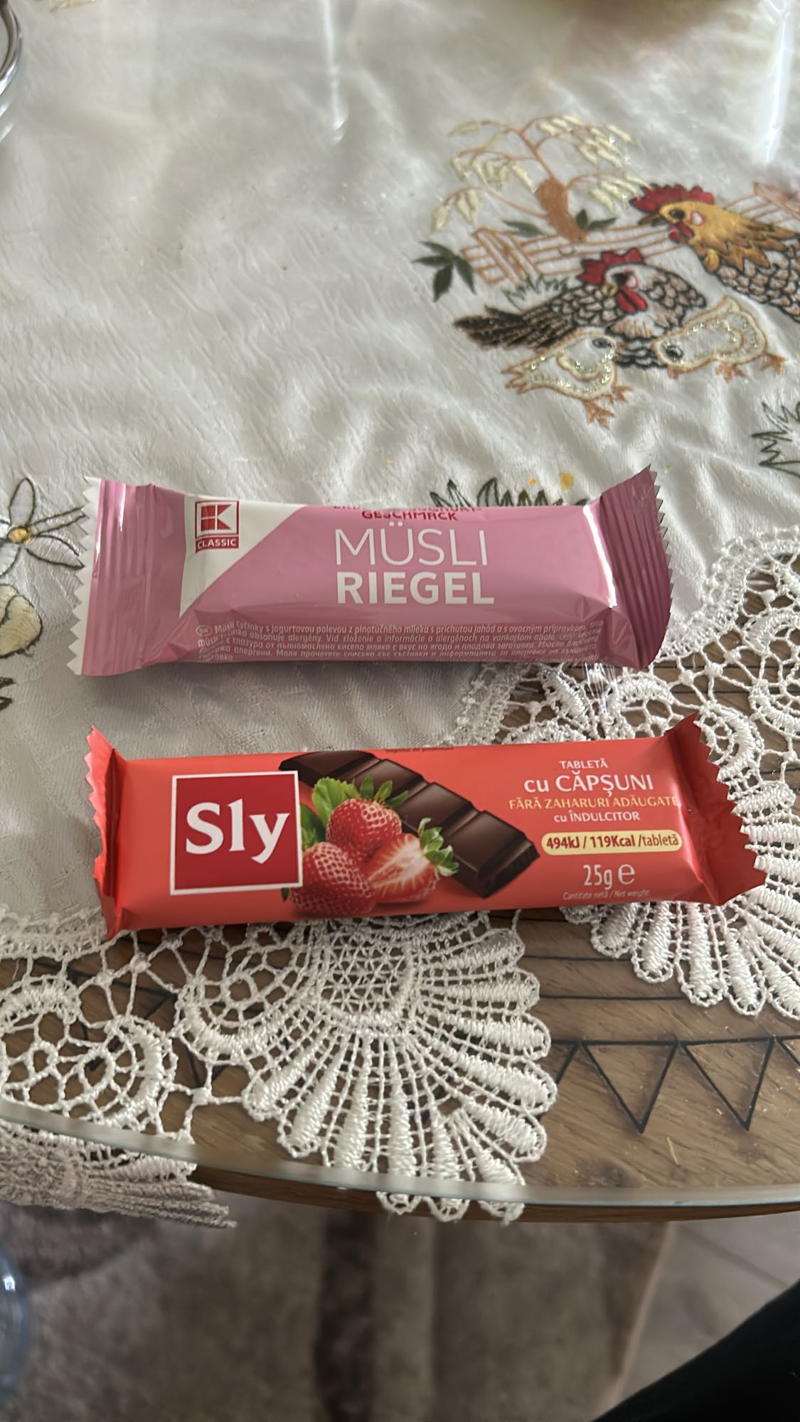 Baton musli și ciocolată