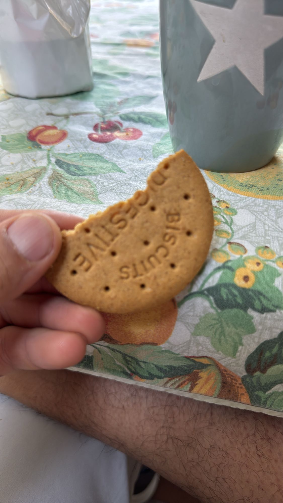 galleta con bebida