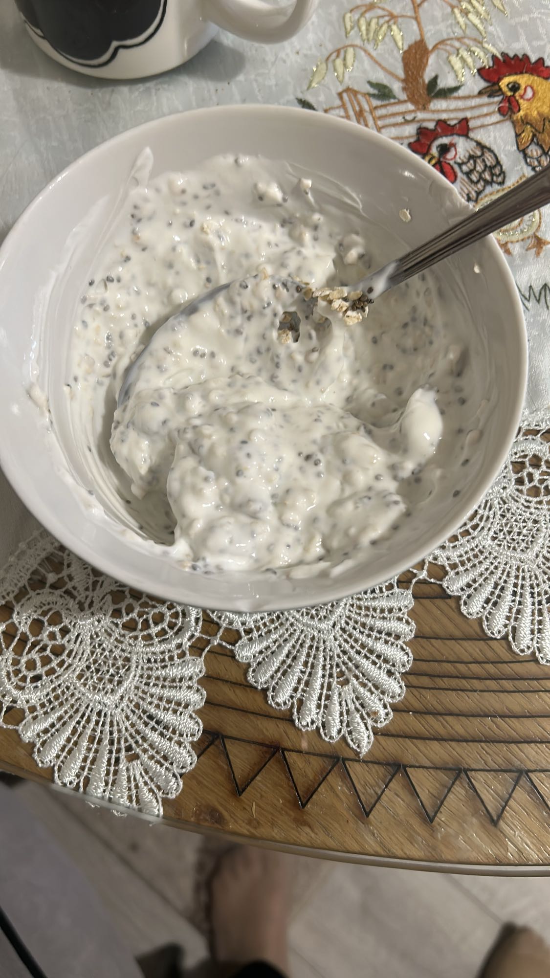 Iaurt cu chia și ovăz