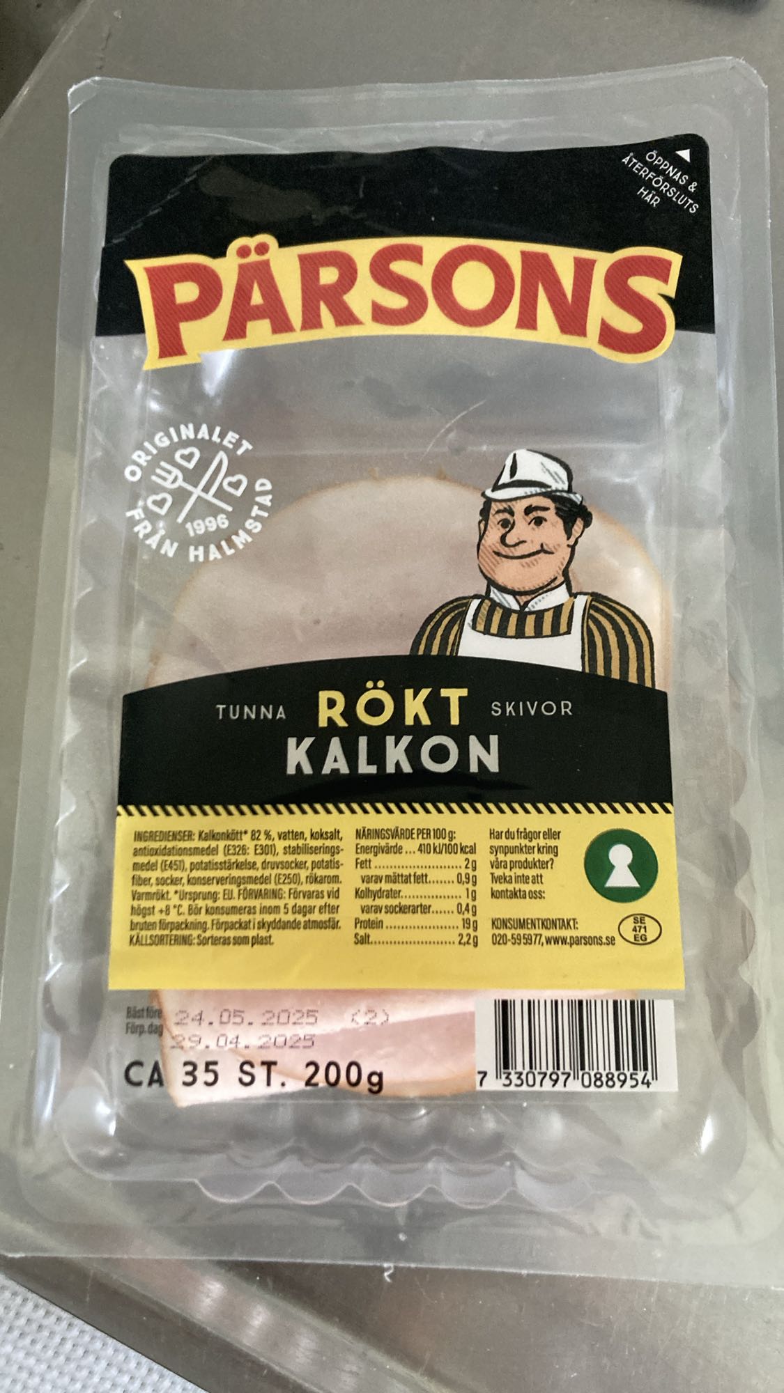 Rökt kalkon