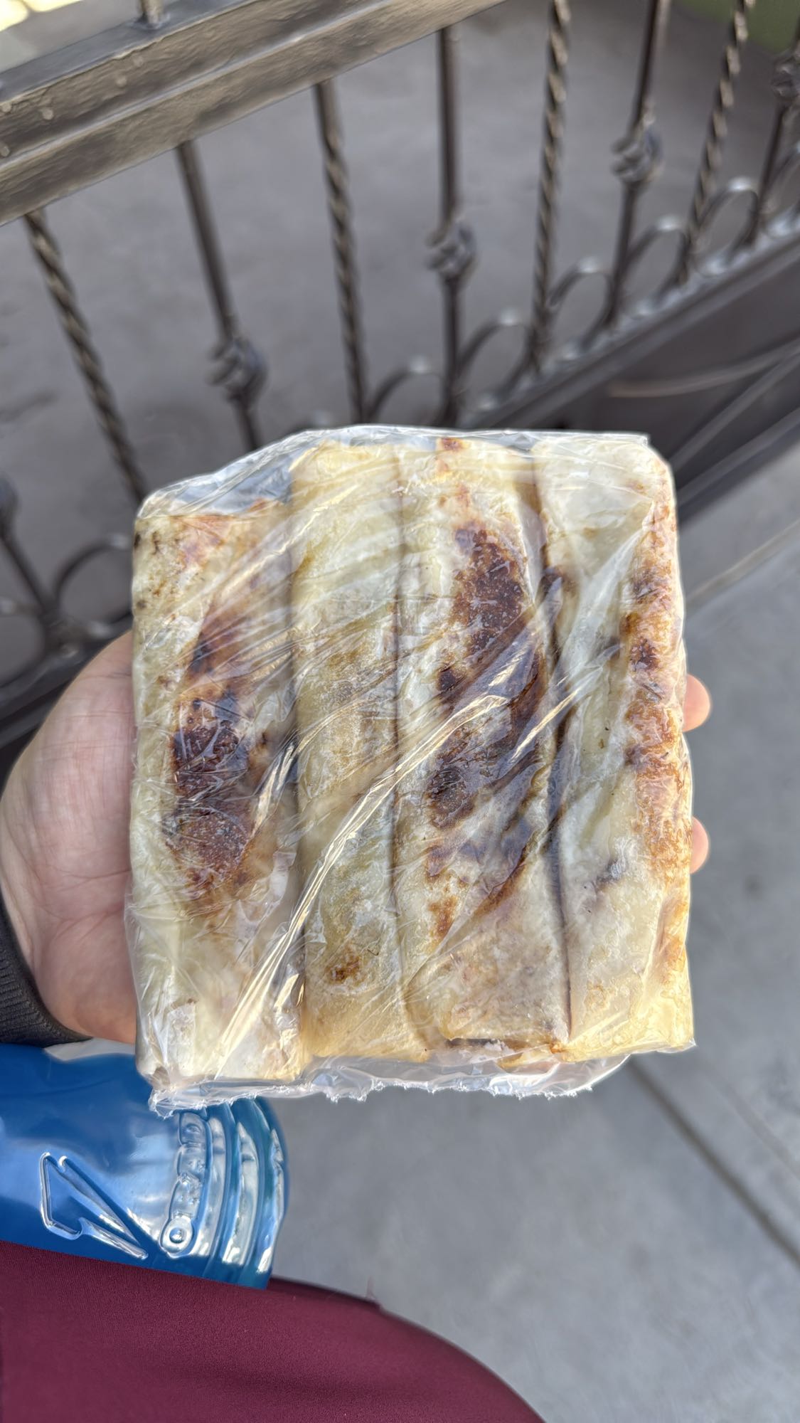 Burritos de picadillo y frijol