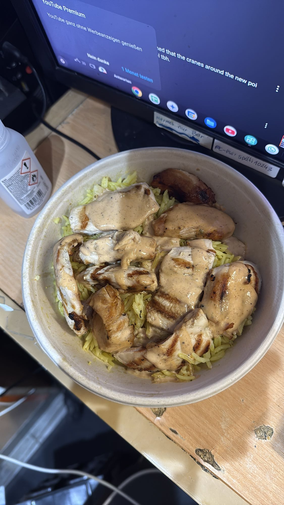 Grilled Chicken Rice Bowl