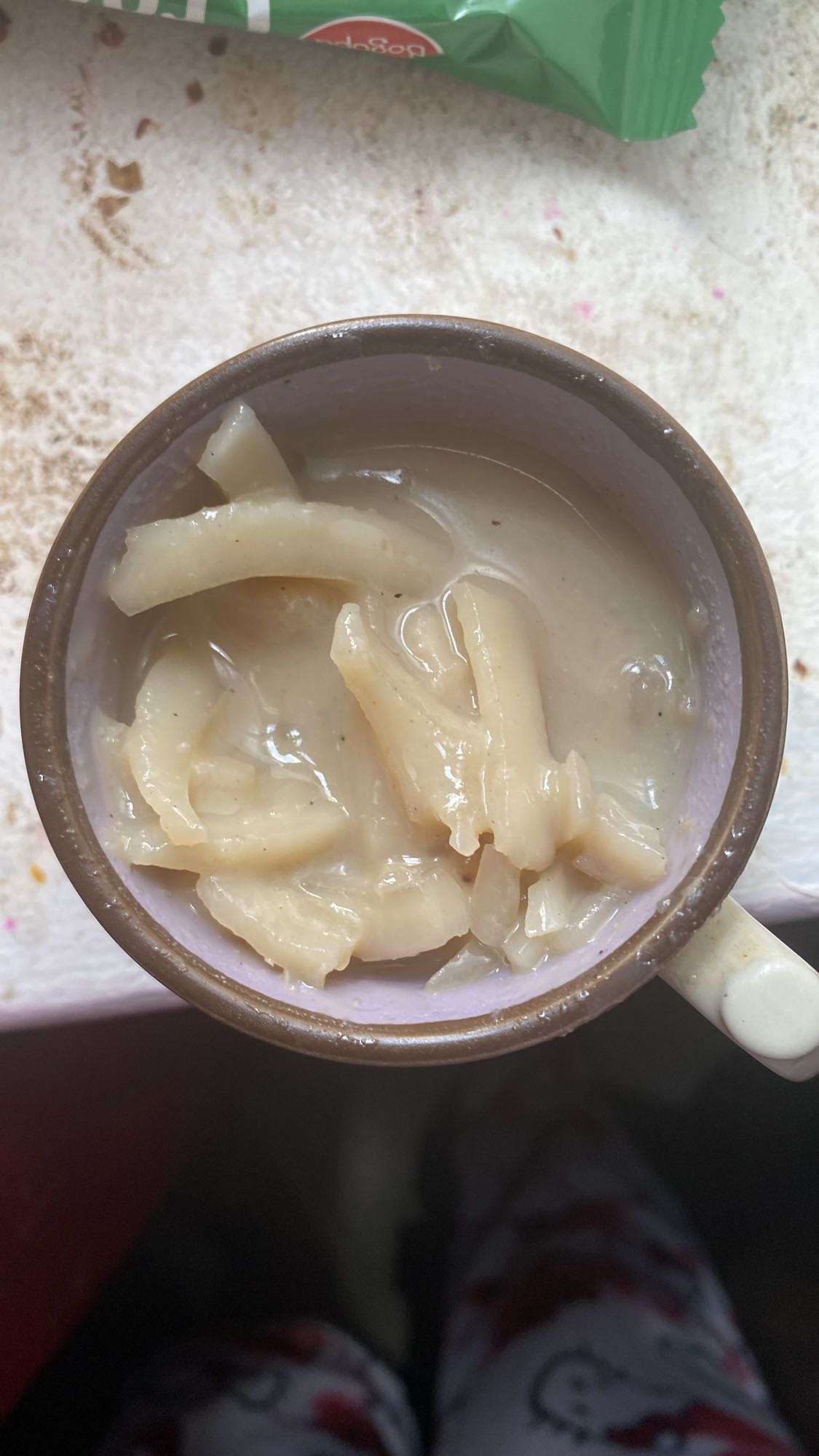 sopa cremosa de pasta