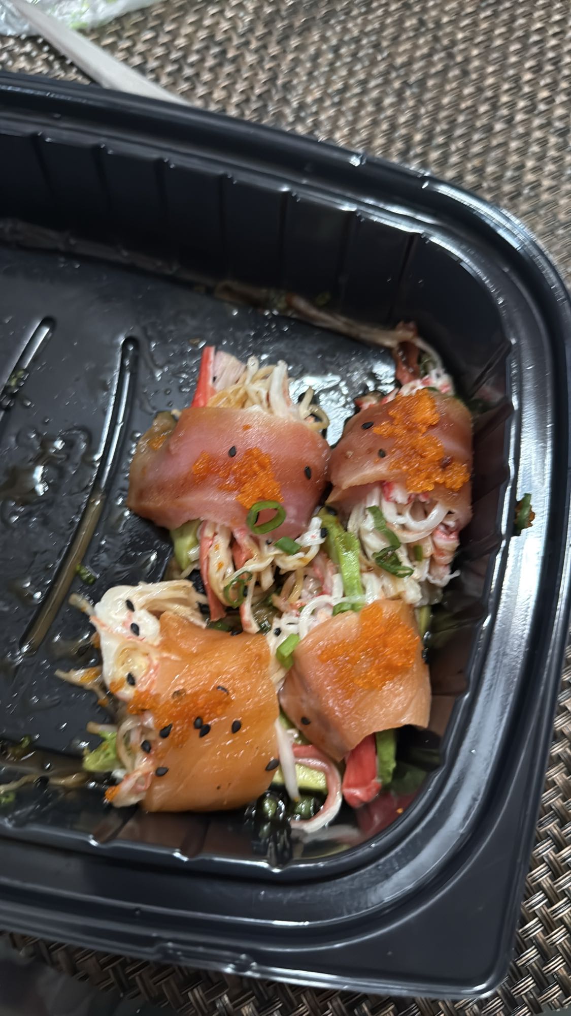 Rollitos de salmón y atún