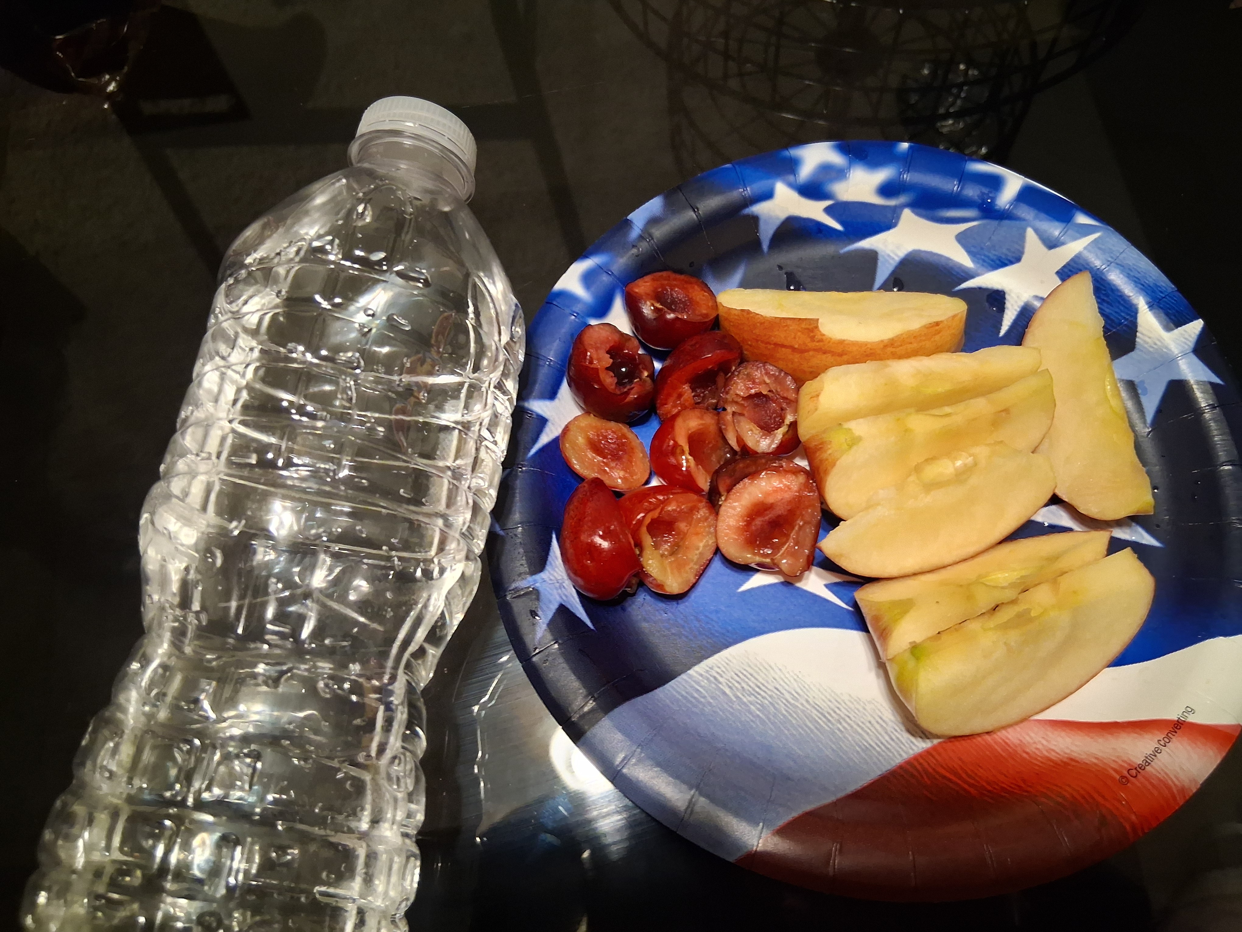 Apple and cherry snack