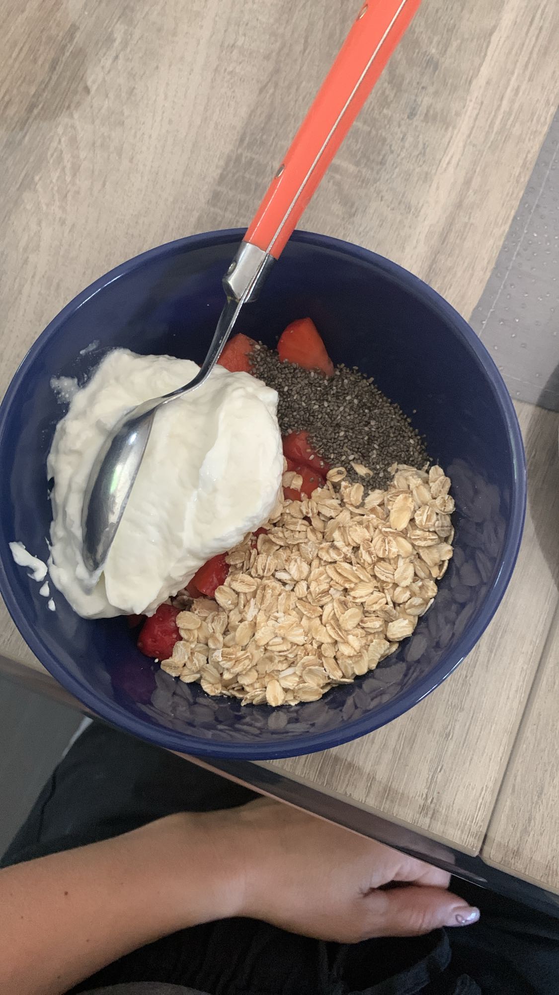 bol skyr avoine fruits