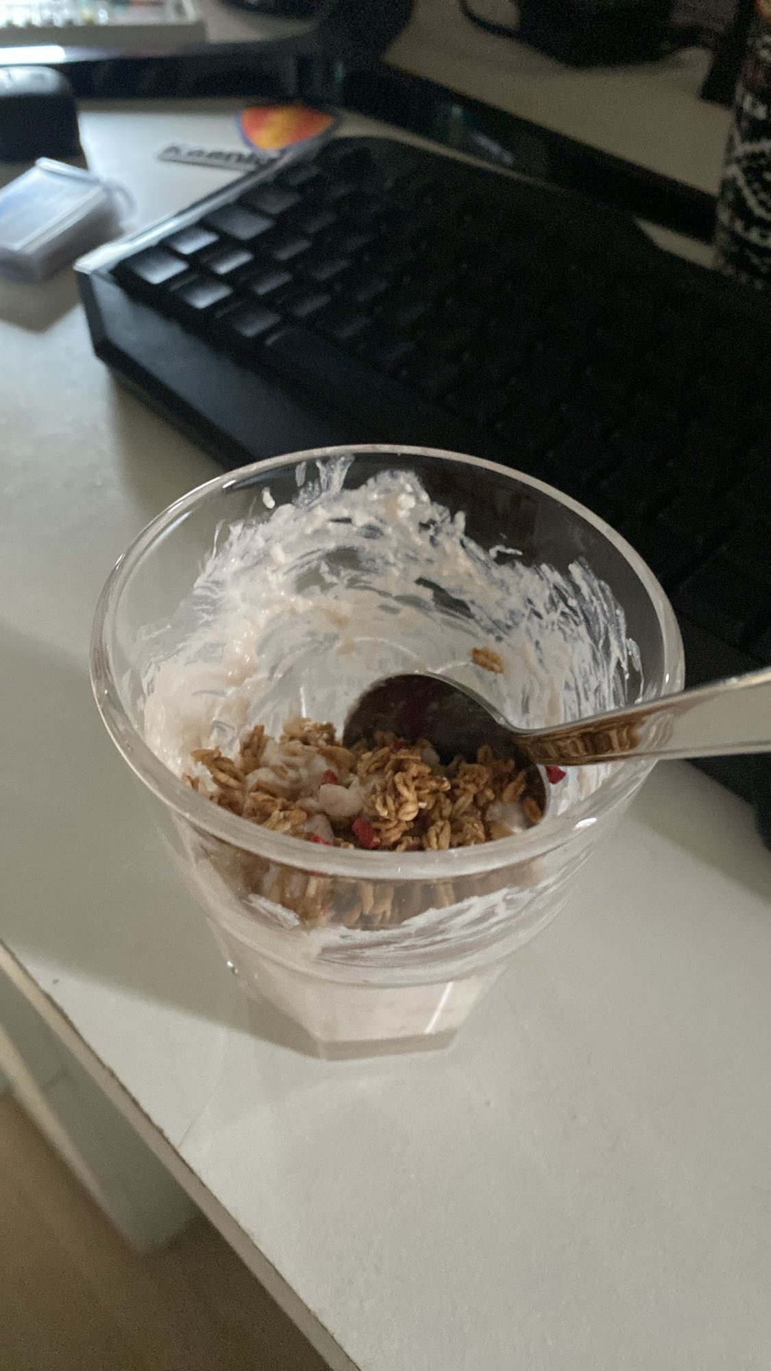 Cottage cheese med granola