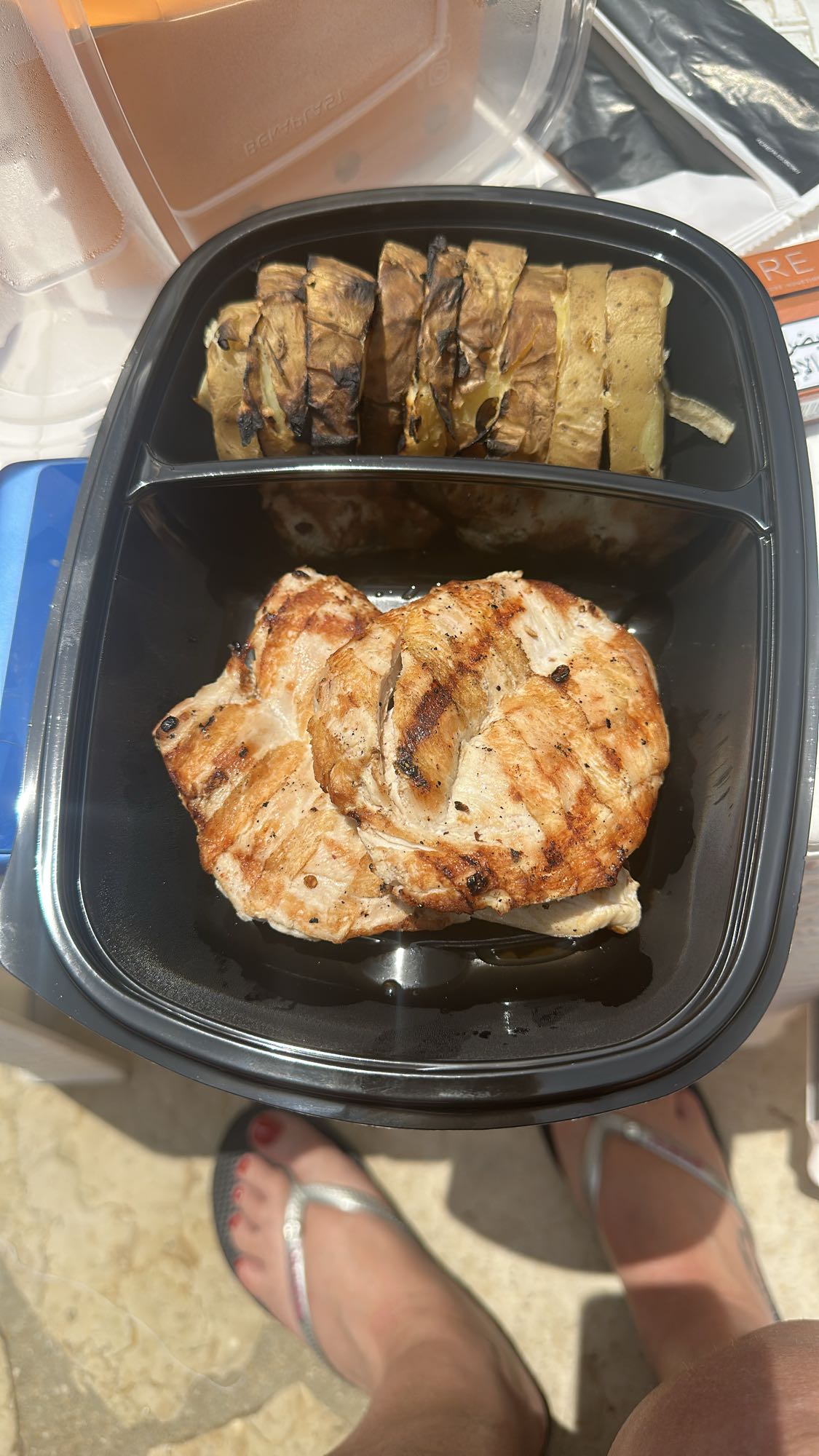 Grilled Chicken and Potatoes
