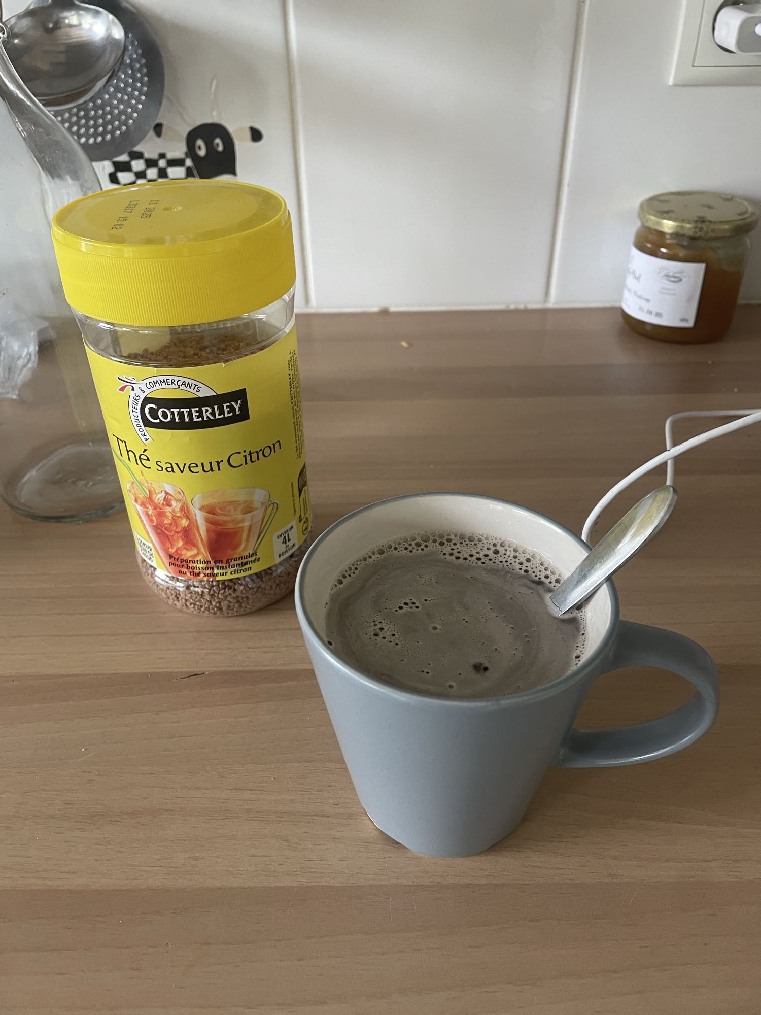 thé citron instantané