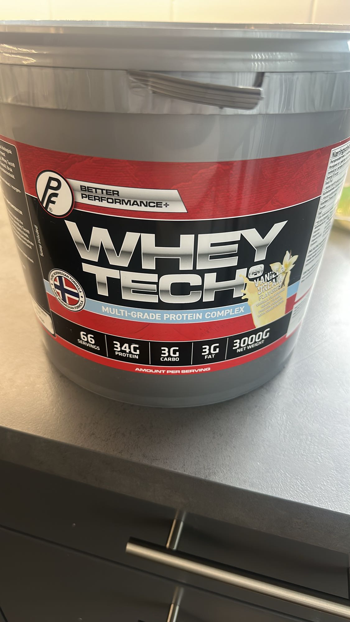 Whey Tech vanilje shake