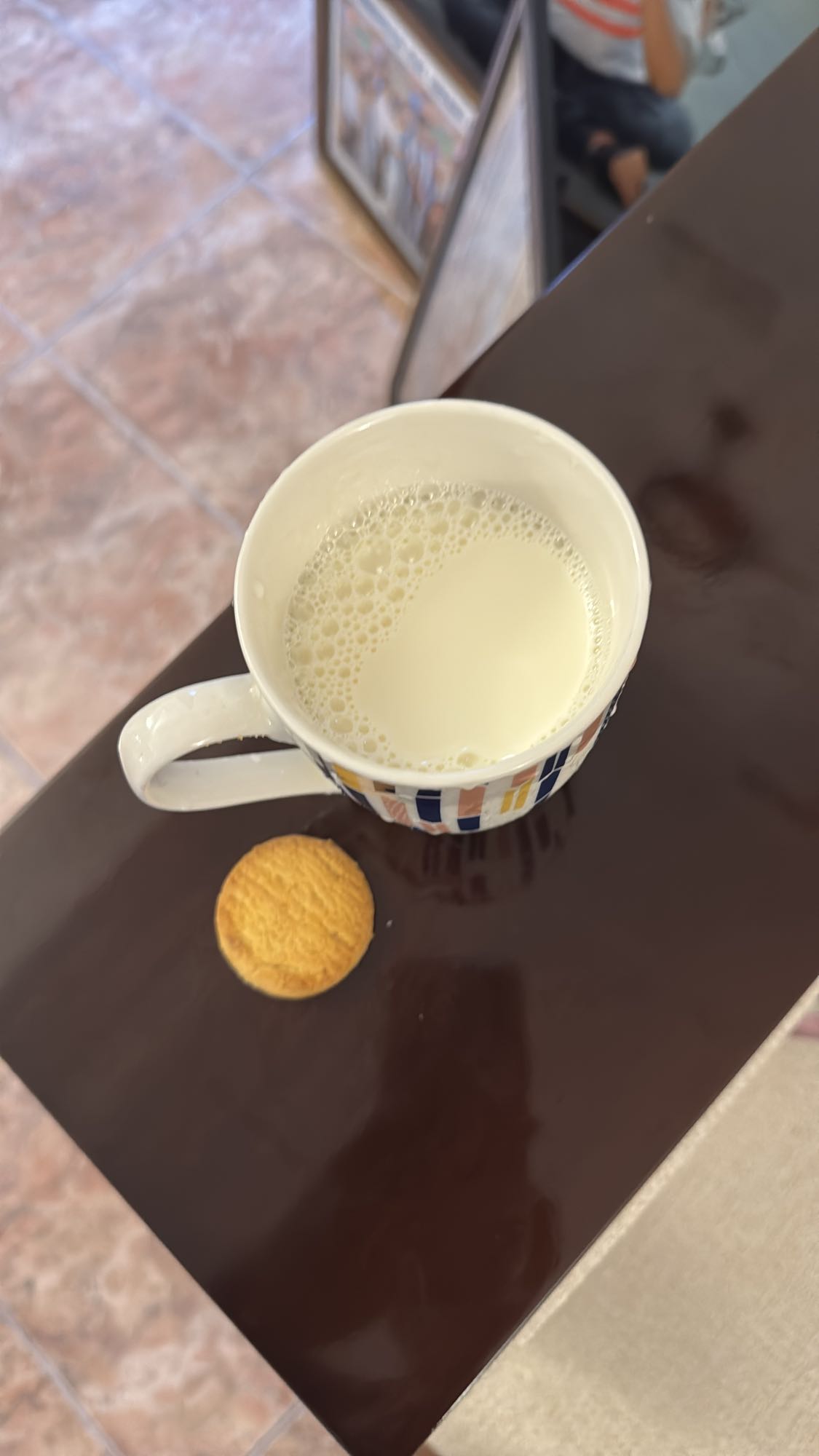 Milk and biscuit