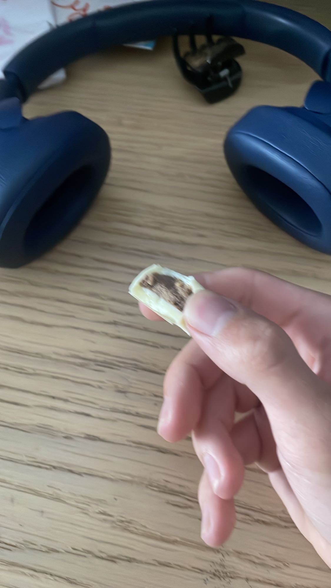 witte chocolade snack