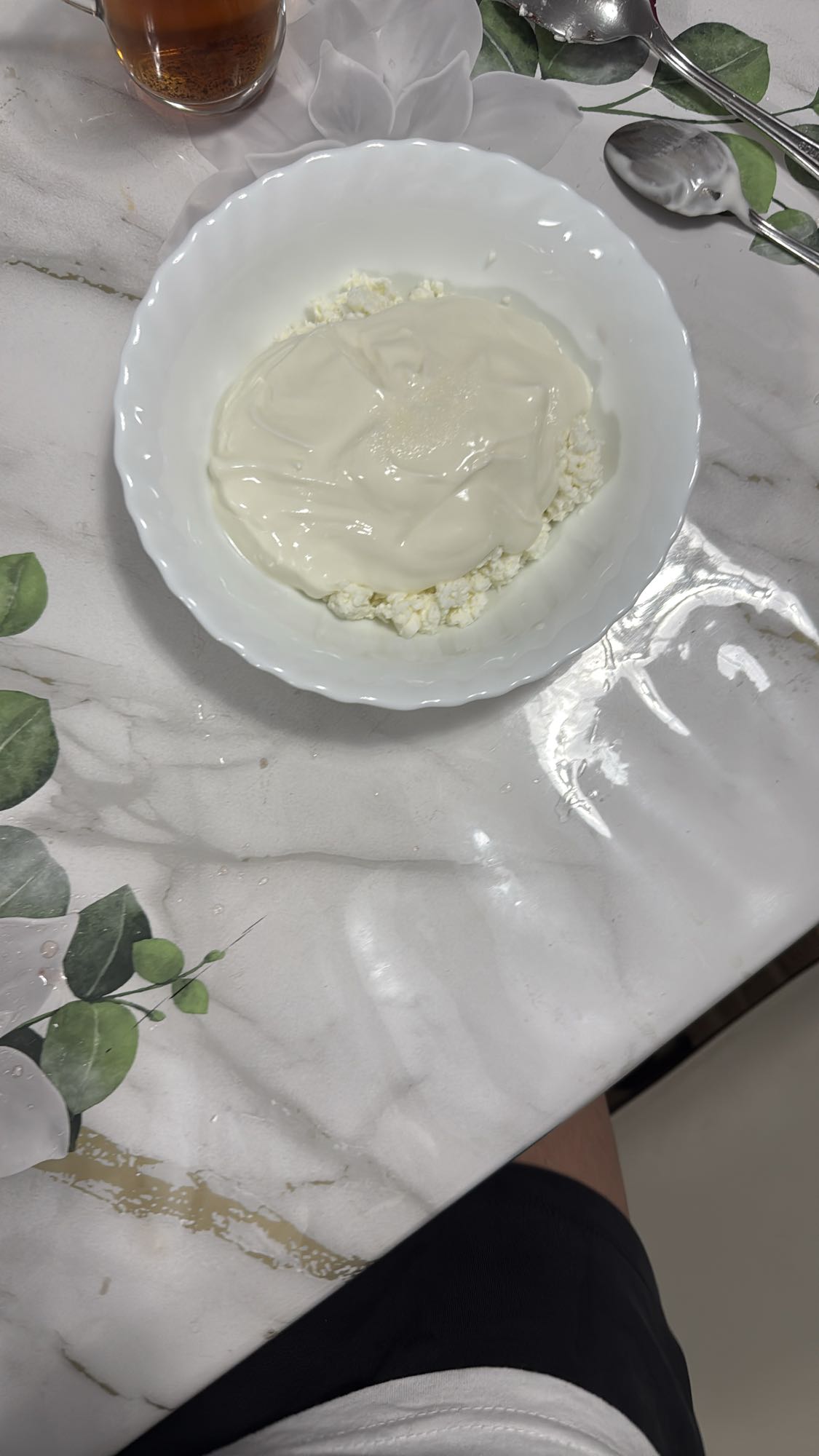 творог со сметаной