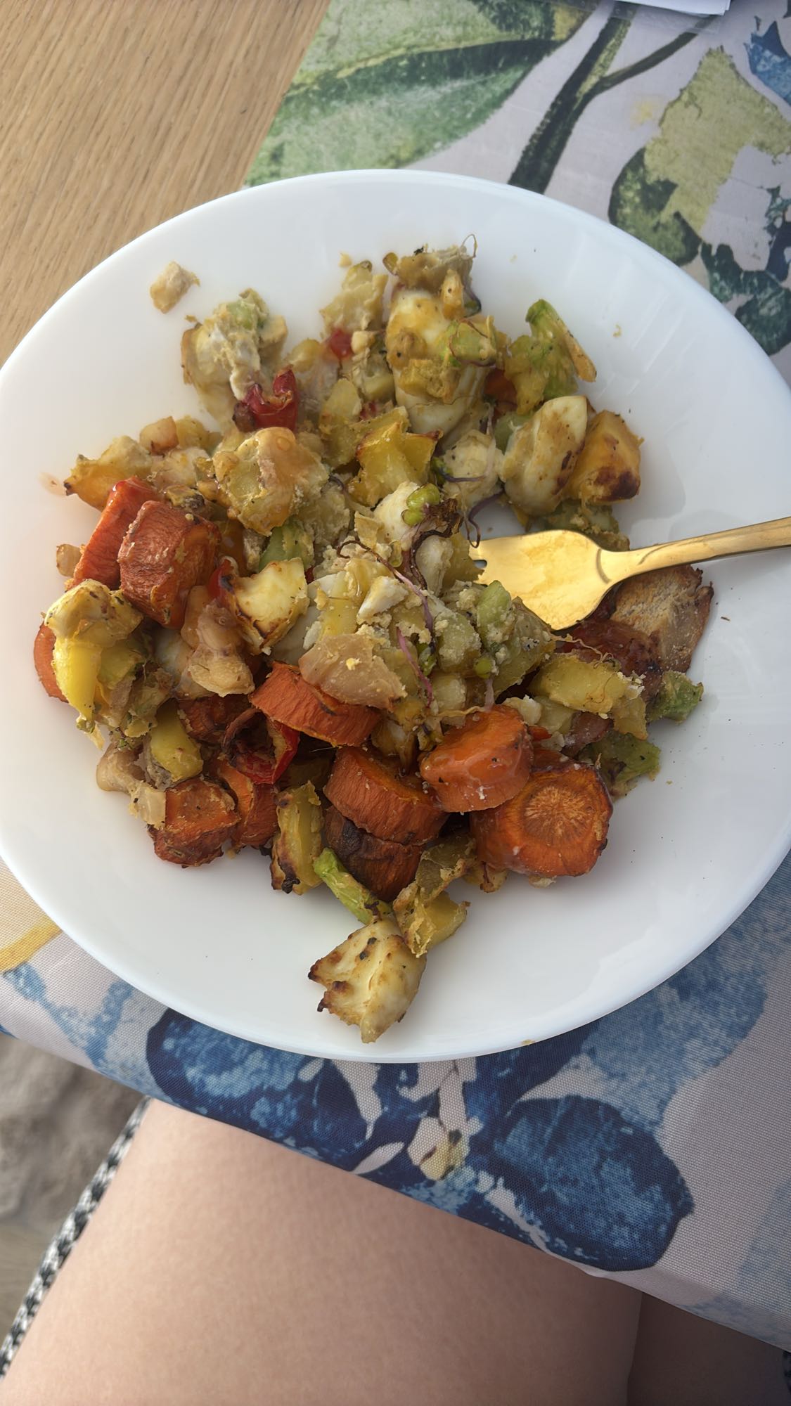 pieczone warzywa z serem