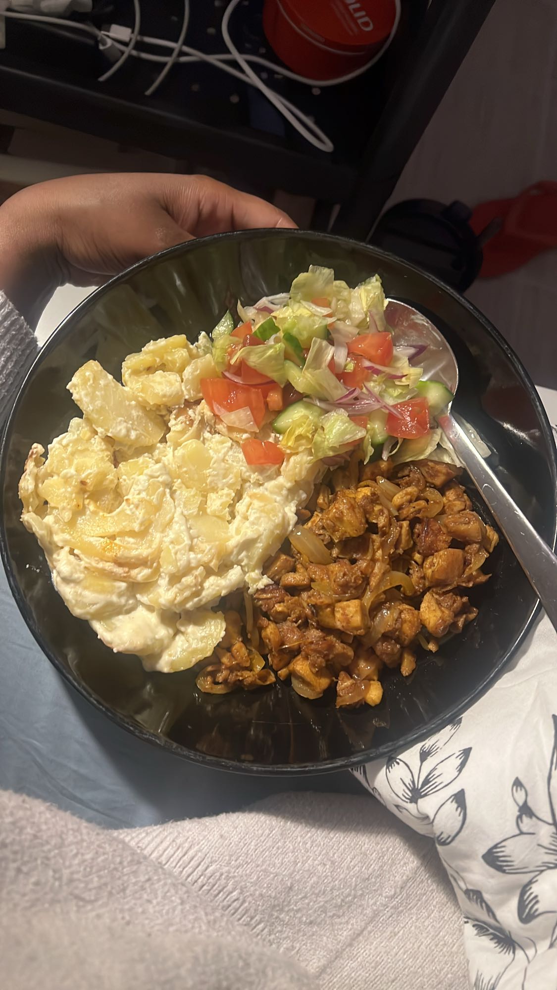 Kyckling med potatisgratäng