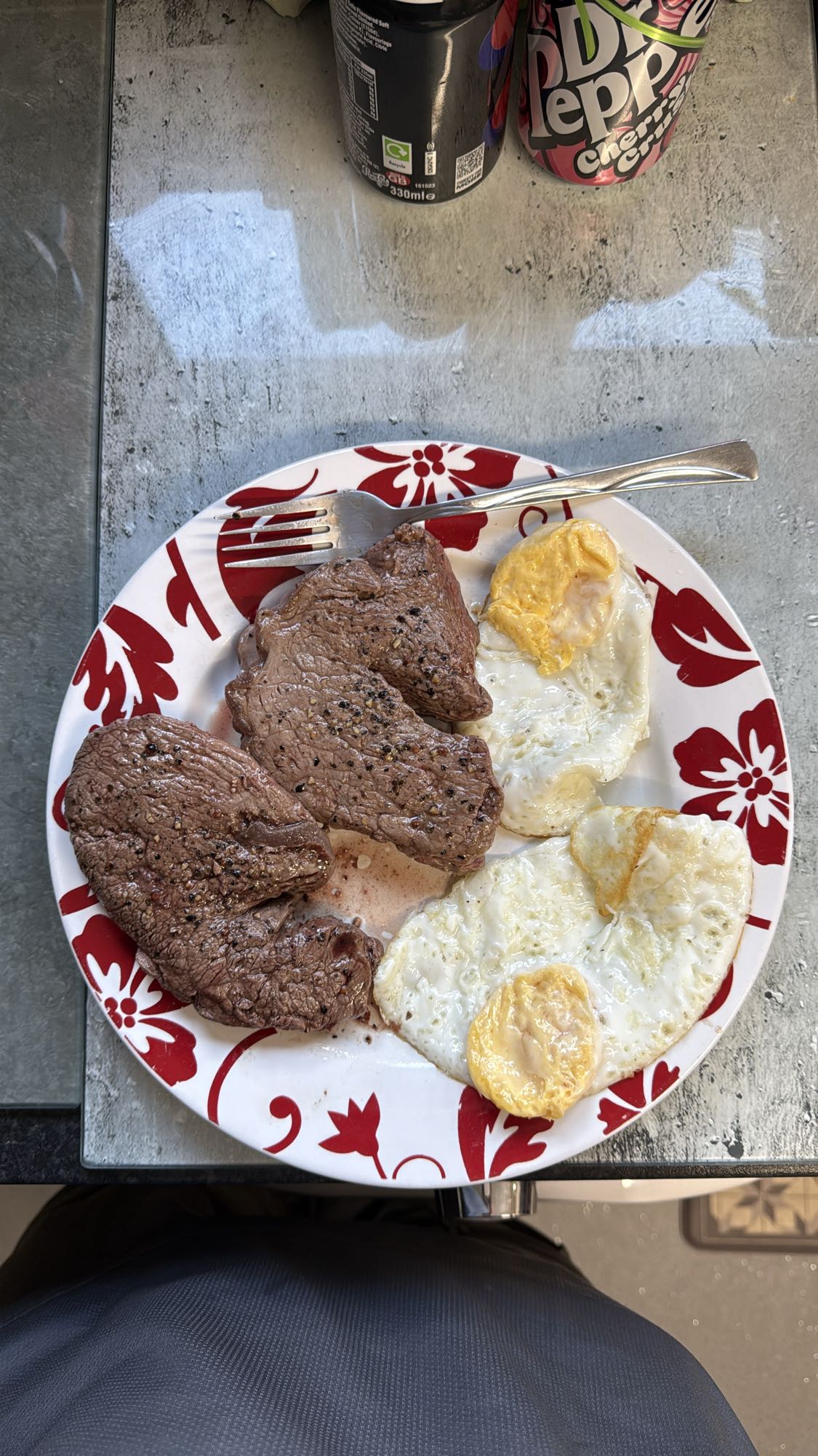 Steak and Fried Eggs