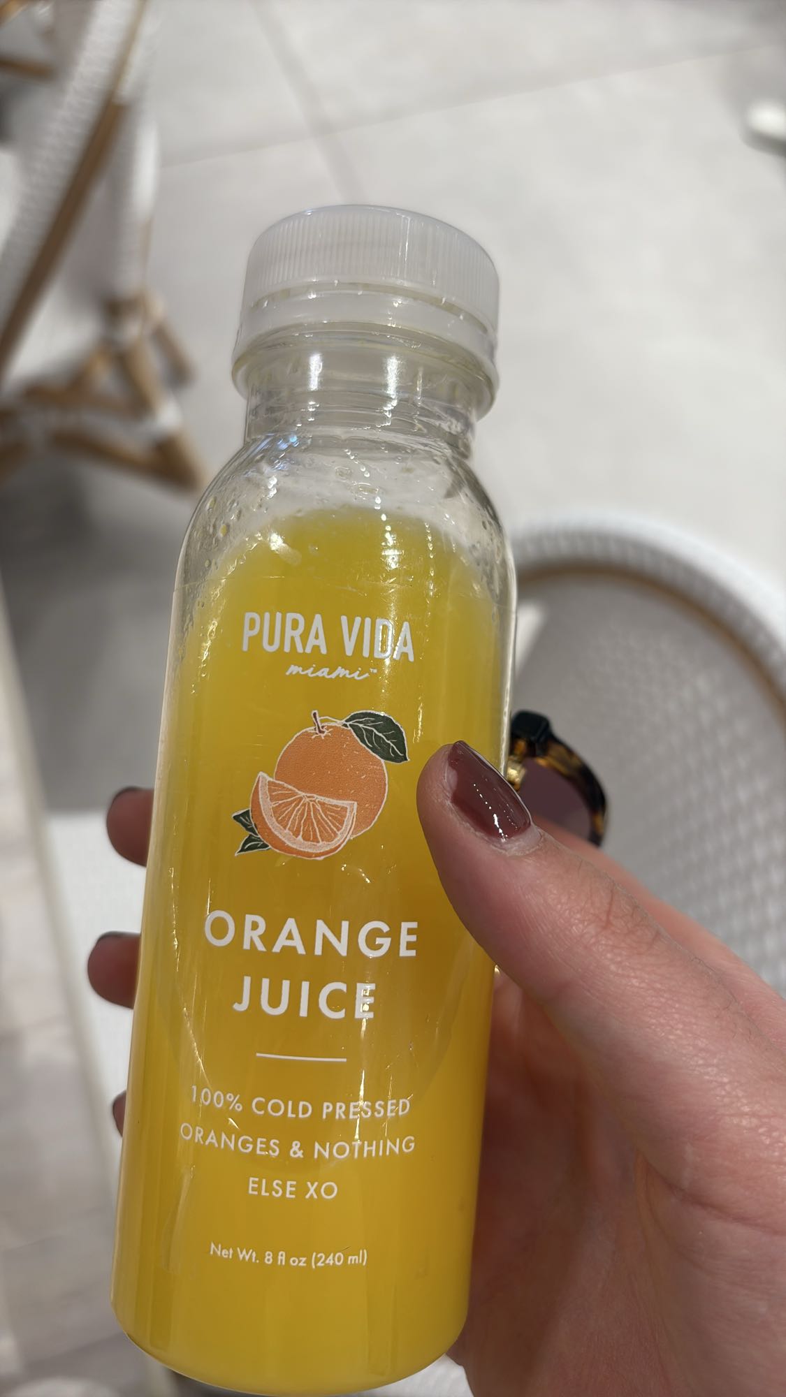 Cold Pressed Orange Juice
