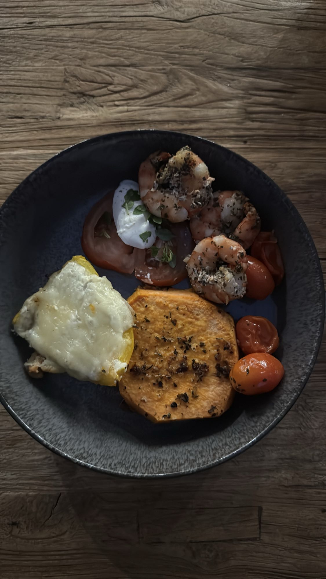 Garnelen mit Gemüse