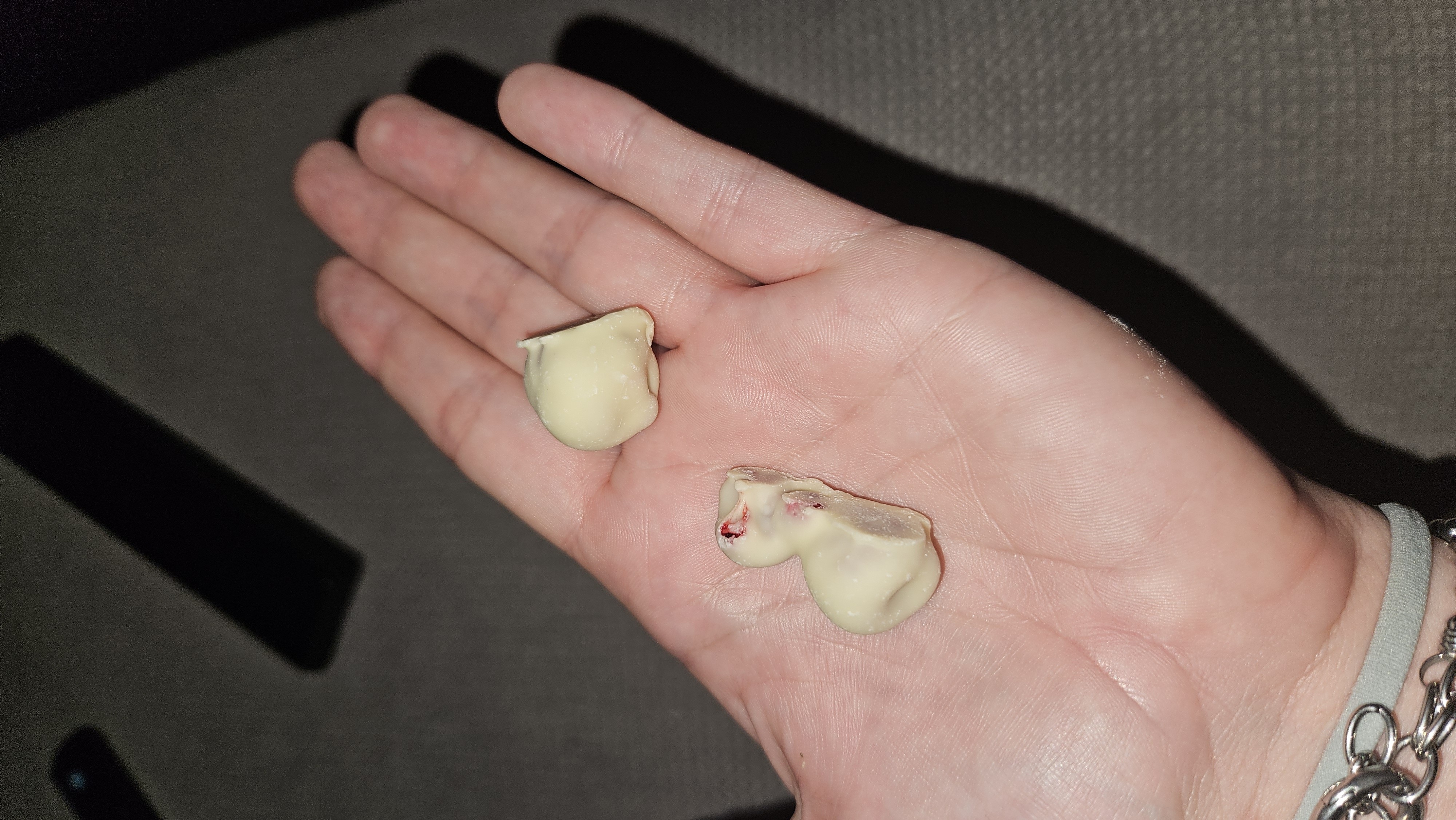 Weiße Schokoladenpralinen