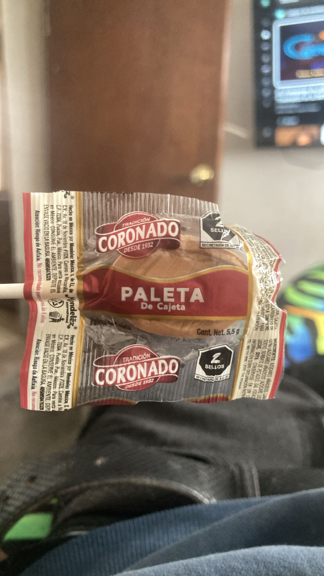 Paleta de cajeta