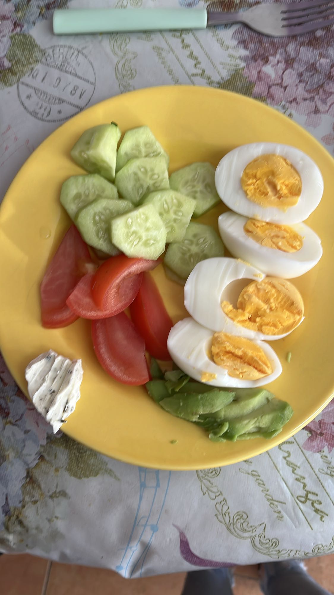 Prato saudável com ovos