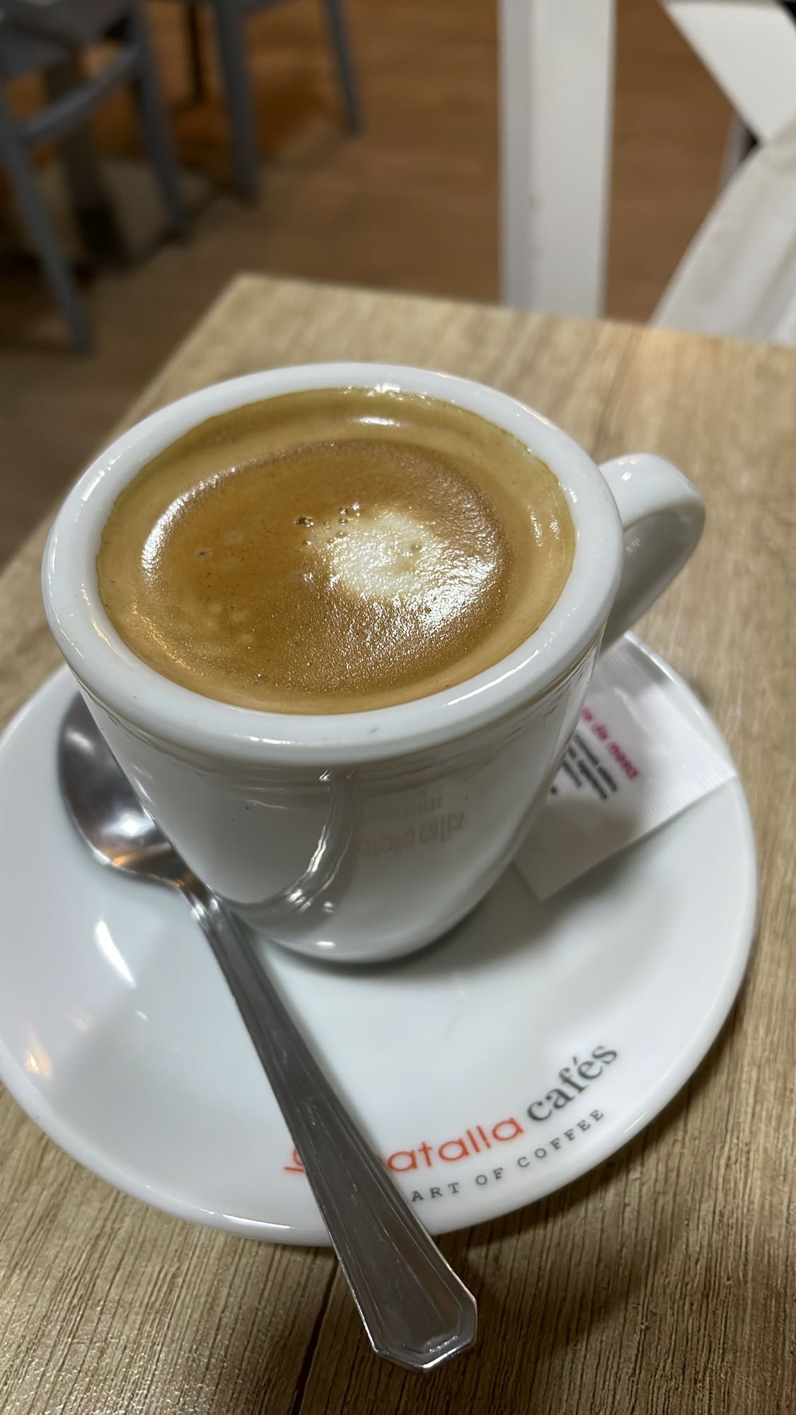 café solo con leche